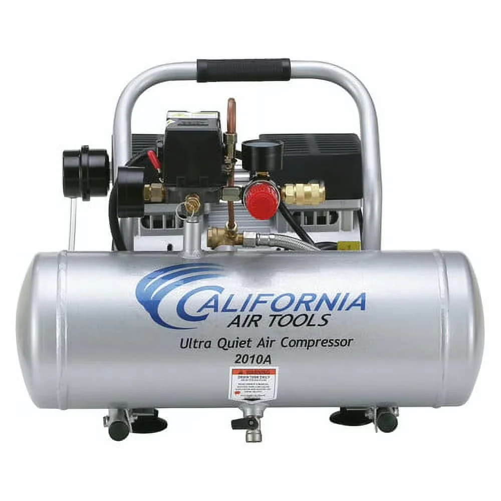 Essential Air Tools Compressor with Battery, 110V, Quiet Operation - Steel Multicolor Model 5E609D