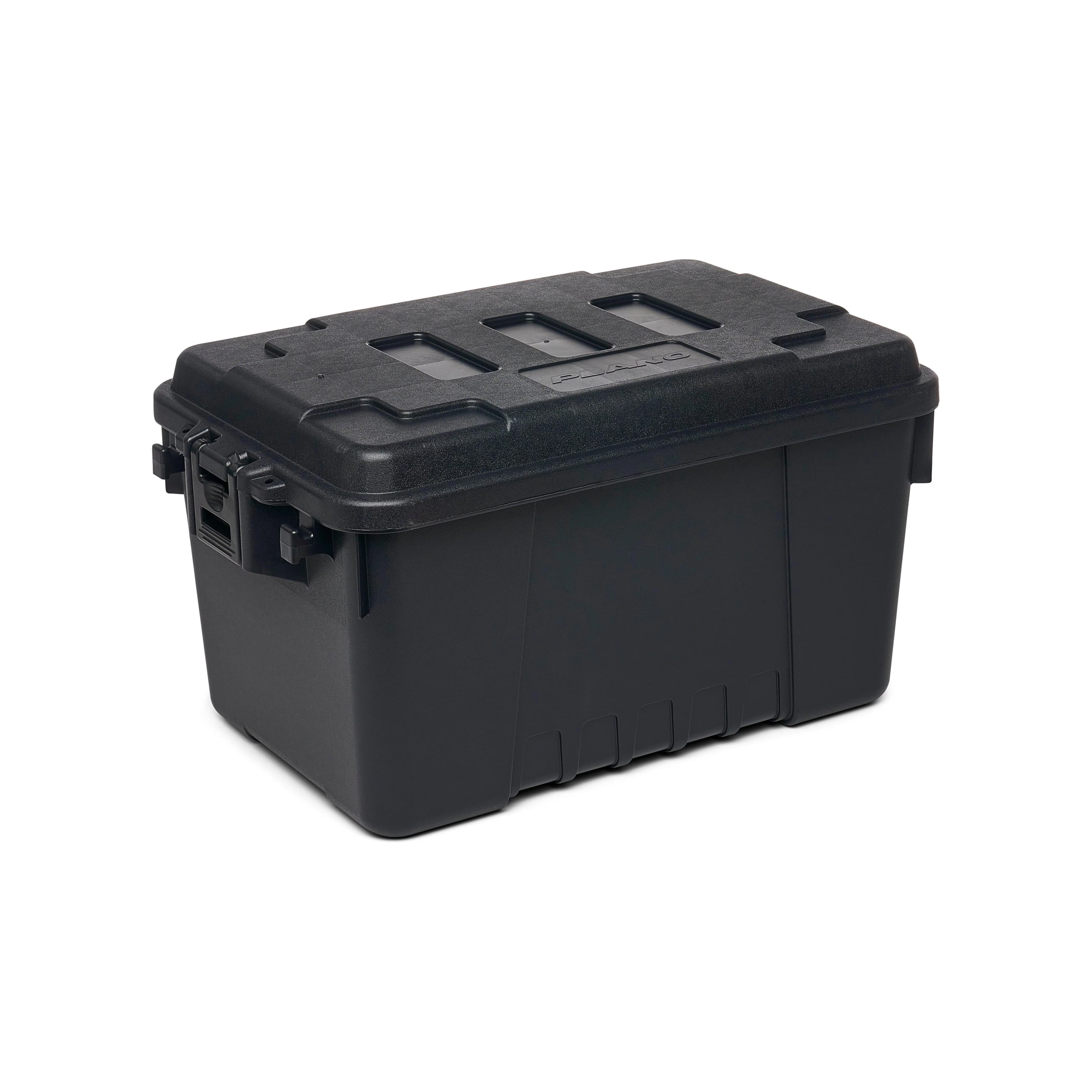 Professional Garage Storage Supply with Stackable, Lockable, Black - Black Plastic Model A2CC60