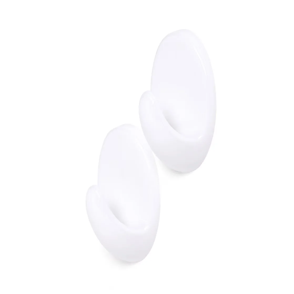 Versatile Damage-Free Hanging with Easy-To-Use, Easy Installation, Oval Plastic Hooks - Plastic M Model 71D7CE