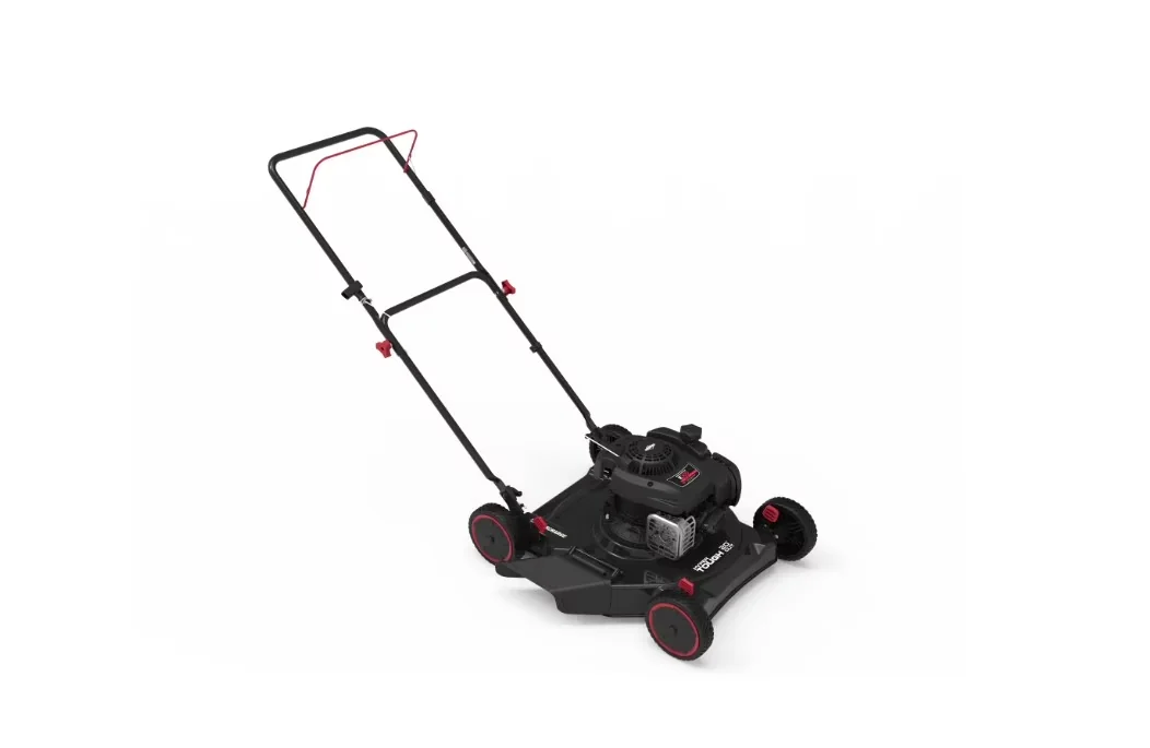Push Mower Efficient with Tool-Free Adjustments, Adjustable Cutting Height, Rust Resistant - Black Model 528C0F
