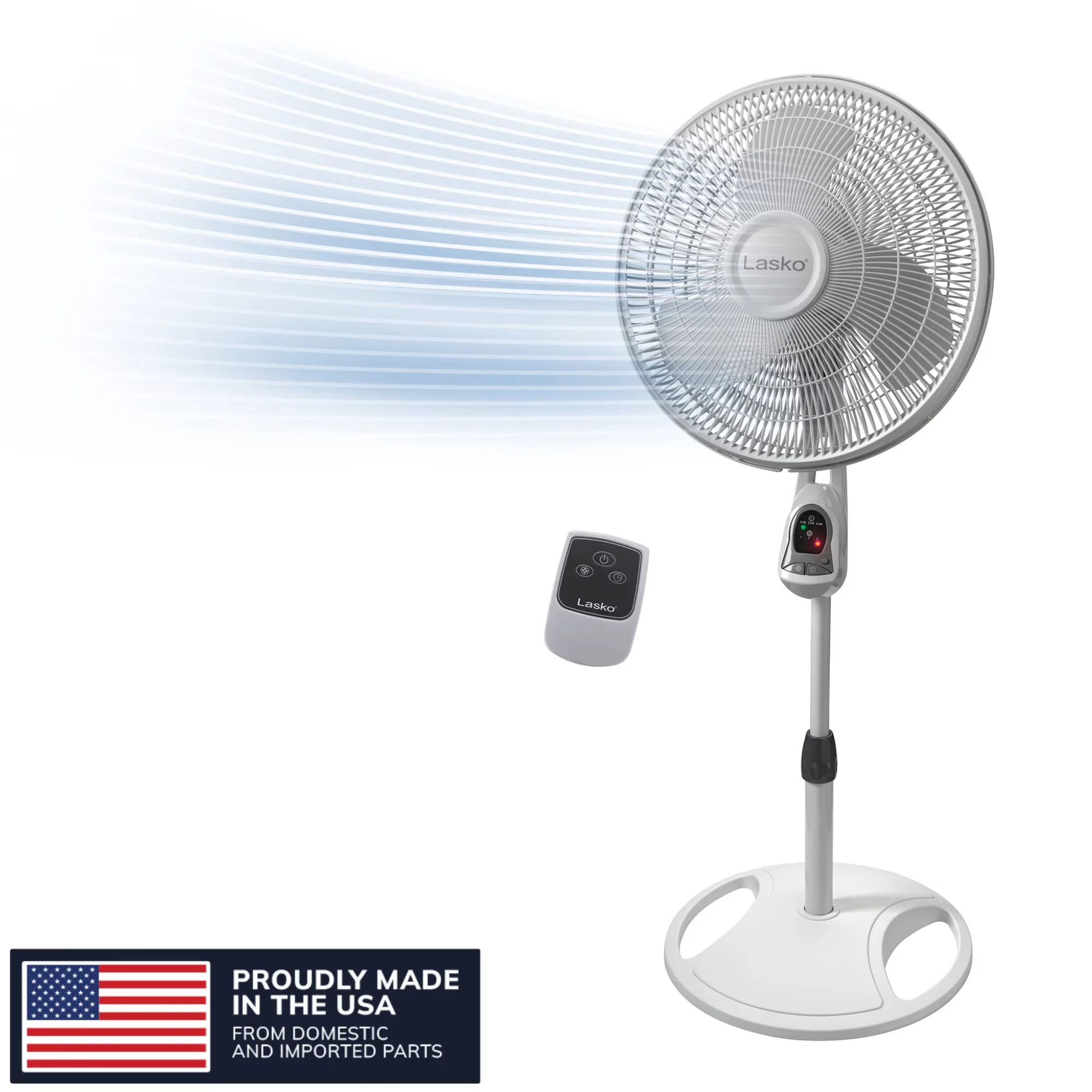 Versatile Fans In Cooling with Adjustable Height, Tilt Mechanism, Oscillating - Plastic White Model 954F6A