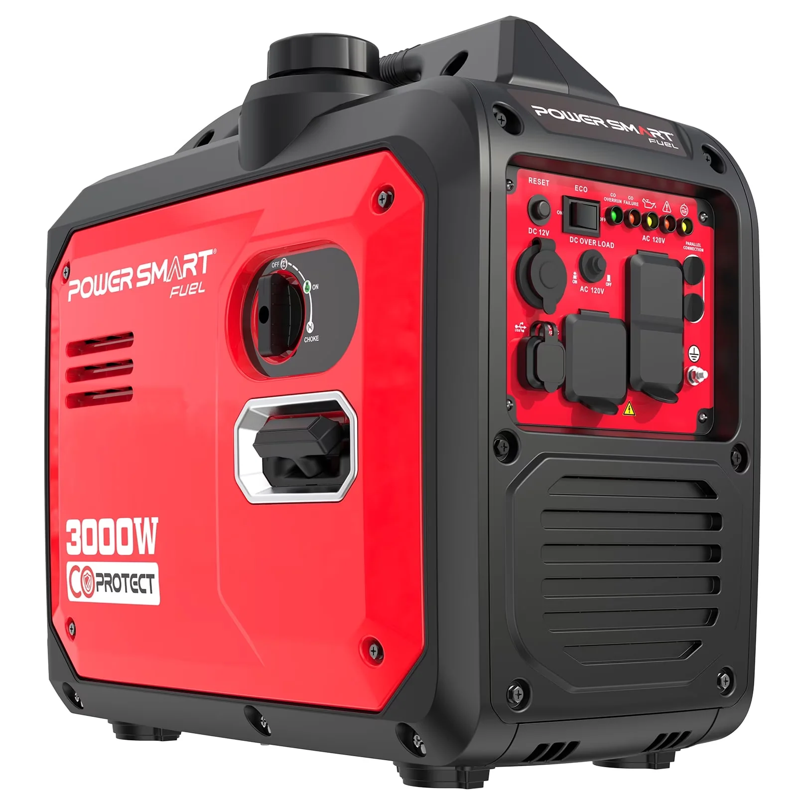 Efficient Generator with 3000W, Co Shut-Off, 3000-Watt Portable Inverter - Model 8FEEAF