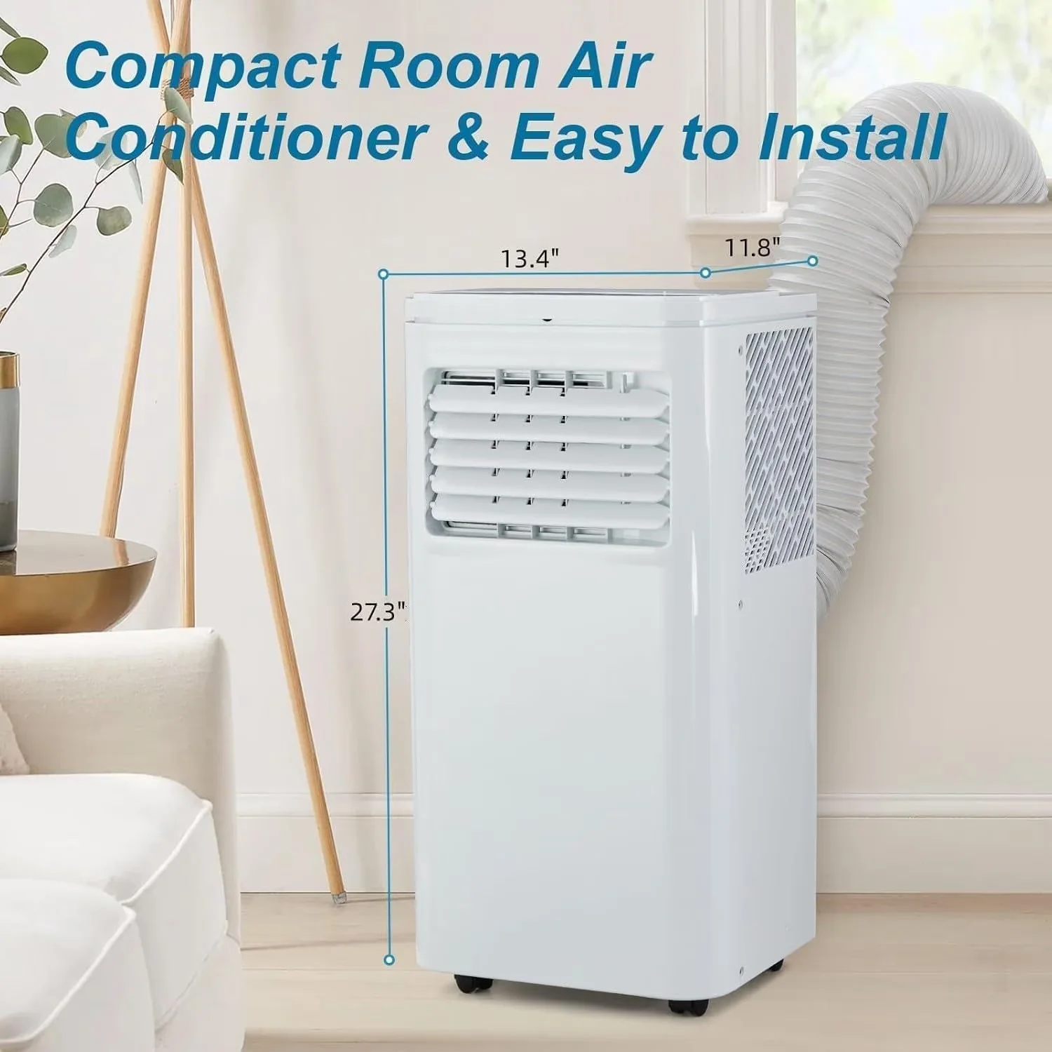 Air Conditioner Classic with 10000 BTU, Sleep Mode, 10000 BTU Portable Conditioners - Model 7D8F06