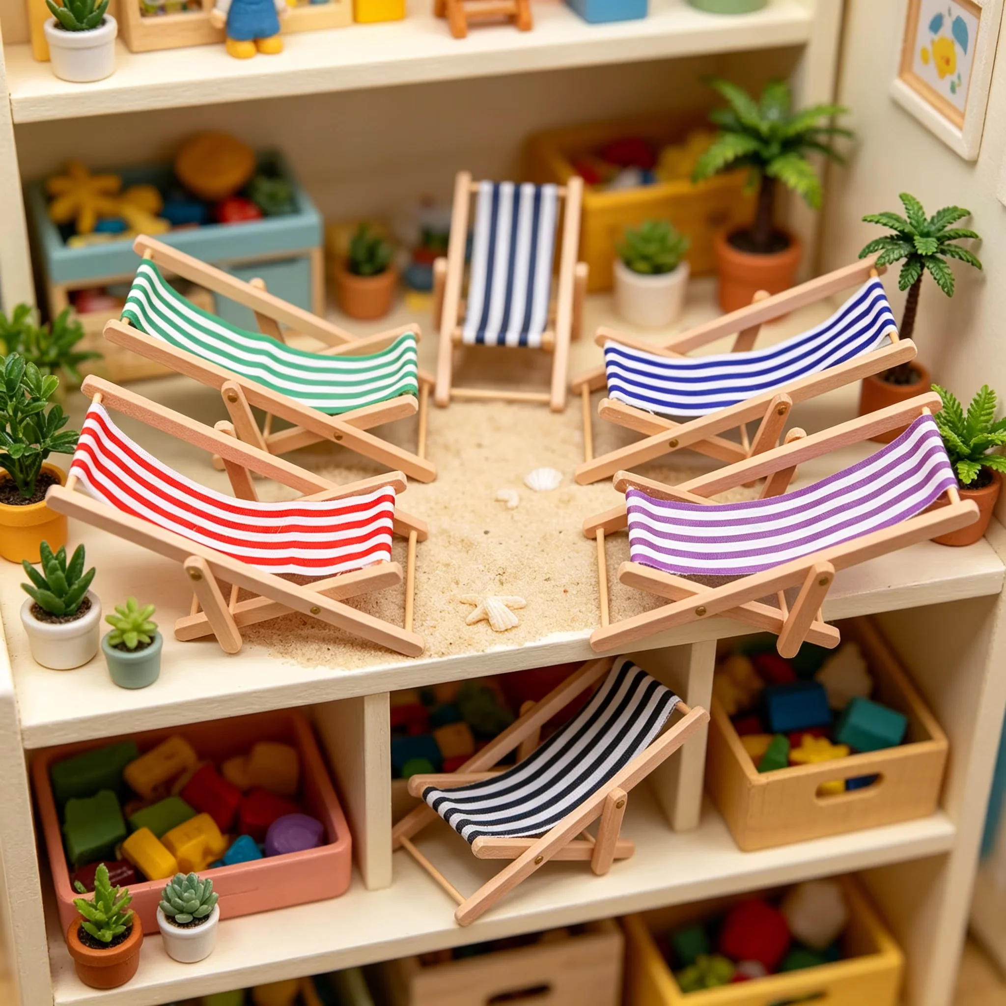 Sleek Beach Chair - Red for Outdoor, Rooms Foldable - Built to Last Model 199529