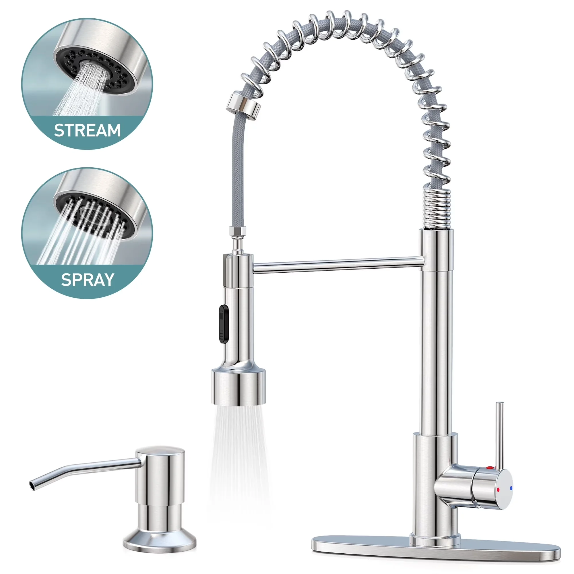 Premium Kitchen Renovation with Easy Installation, High Pressure - Sus304 Stainless Steel Model EC1DB1