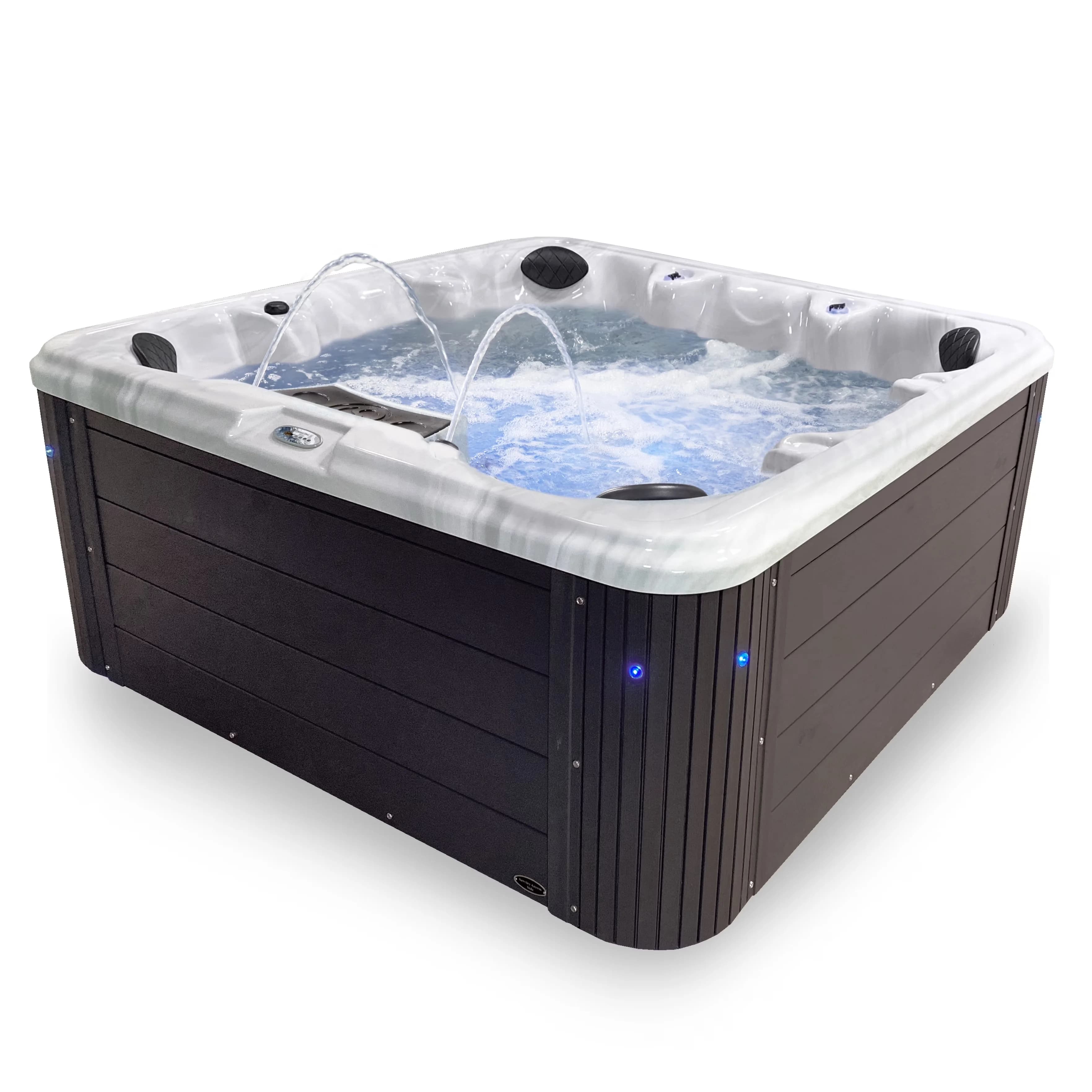 Innovative Hot Tub with Uv Resistant, Insight 6 Person 73-Port Non-Lounger Spa - Model 2B9478