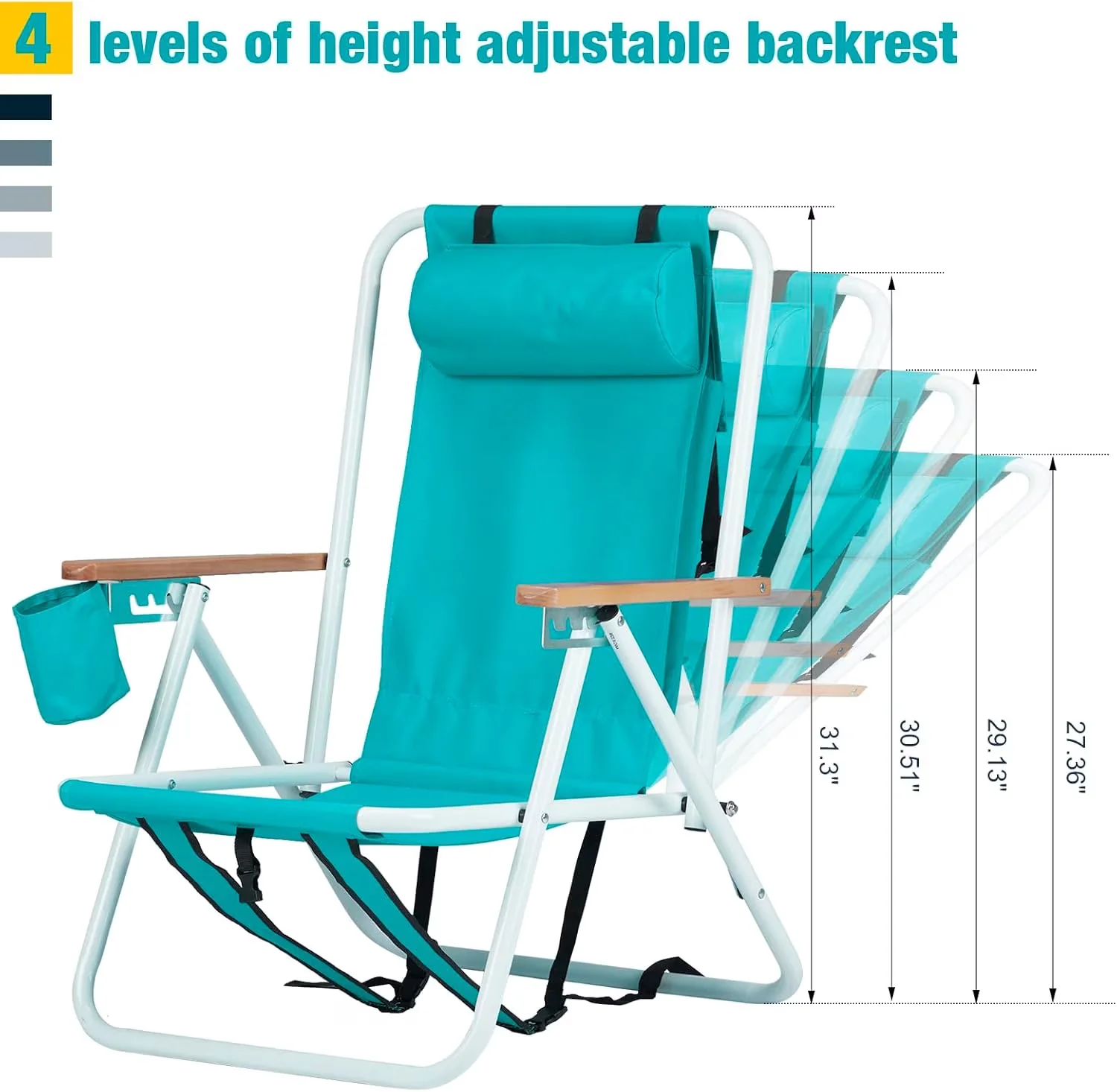Reliable Beach Chair - Green 2 pcs - Satisfaction Guaranteed Model B7FDAF