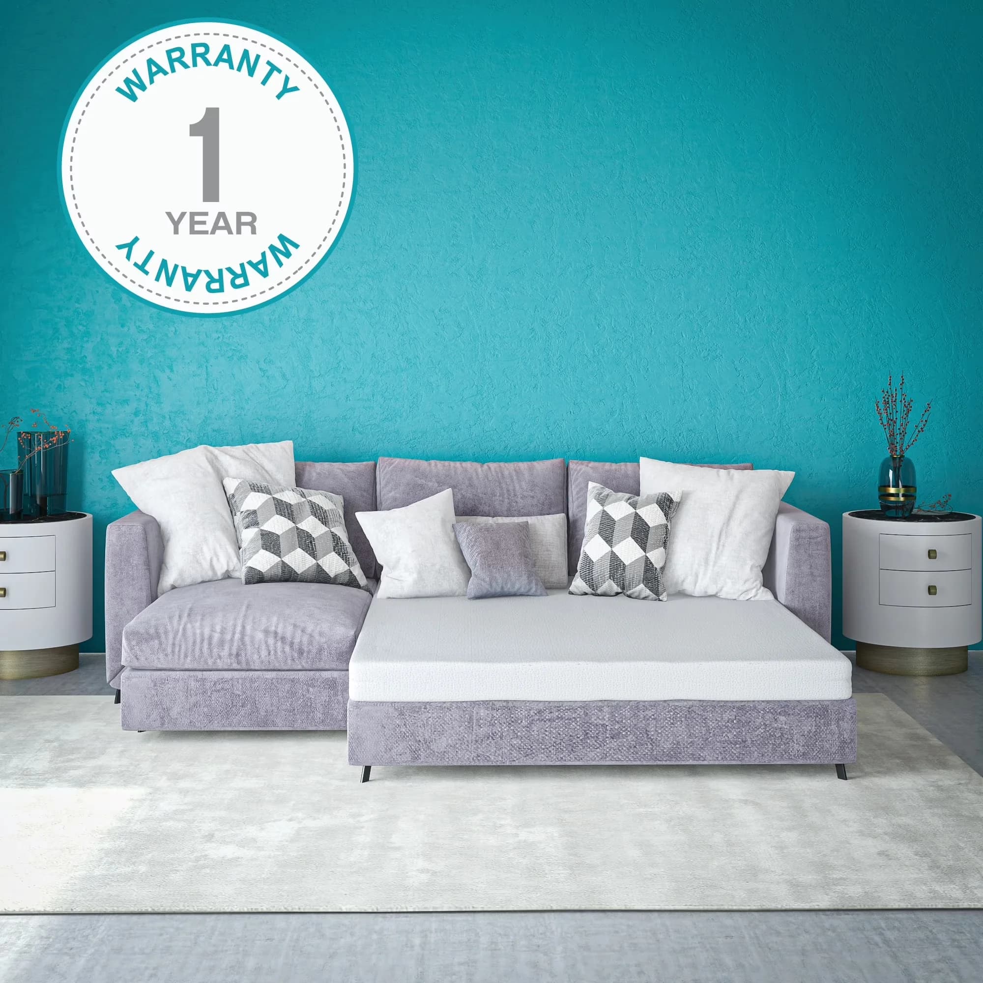 Premium Mattresses Accessory with Low Motion Transfer, Breathable Construction, Mattress-In-A-Box - Memory Foam Model B91E72