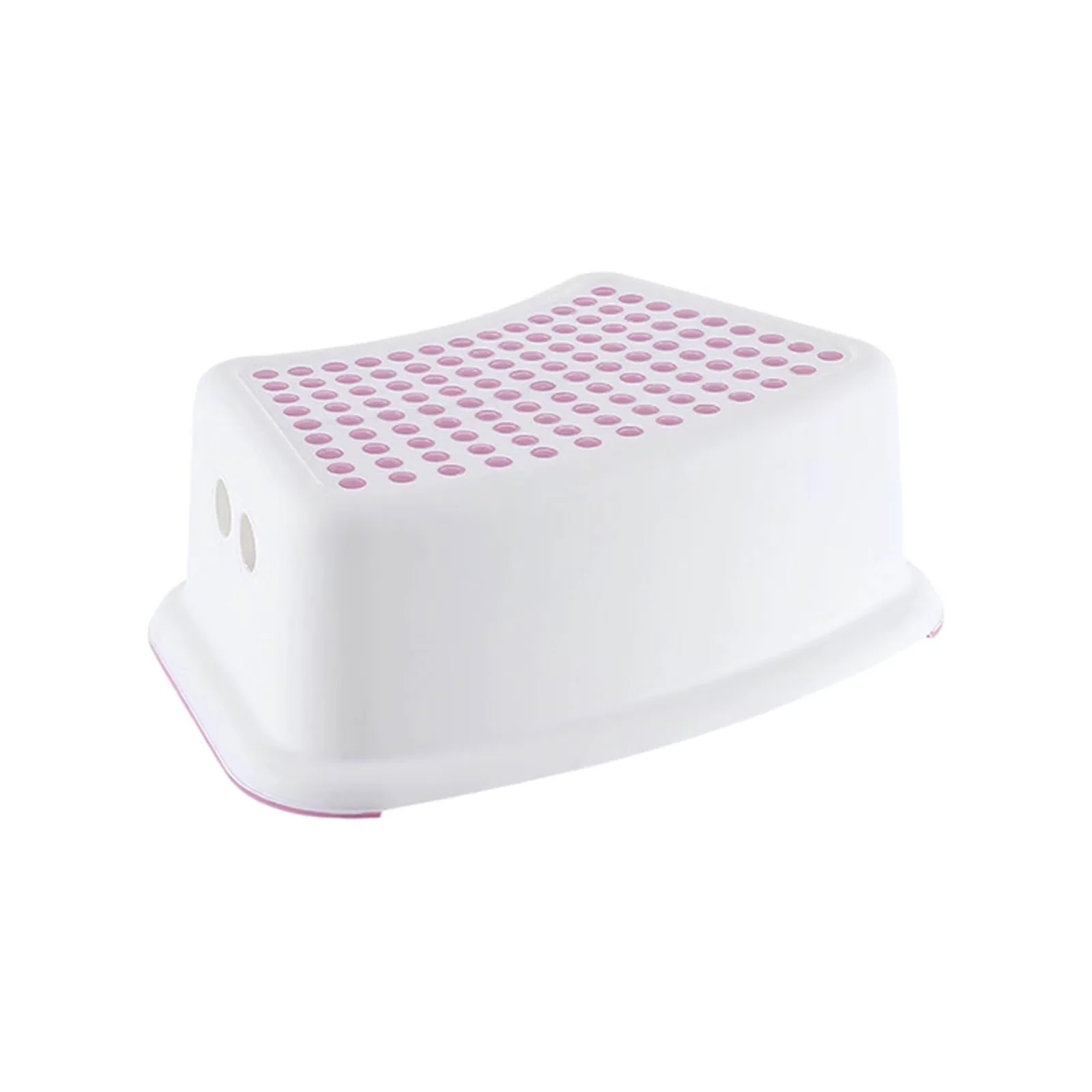 Ladders And Step Stool Compact with Anti-Slip - Plastic Pink Children for Home and Office Model 34AB04