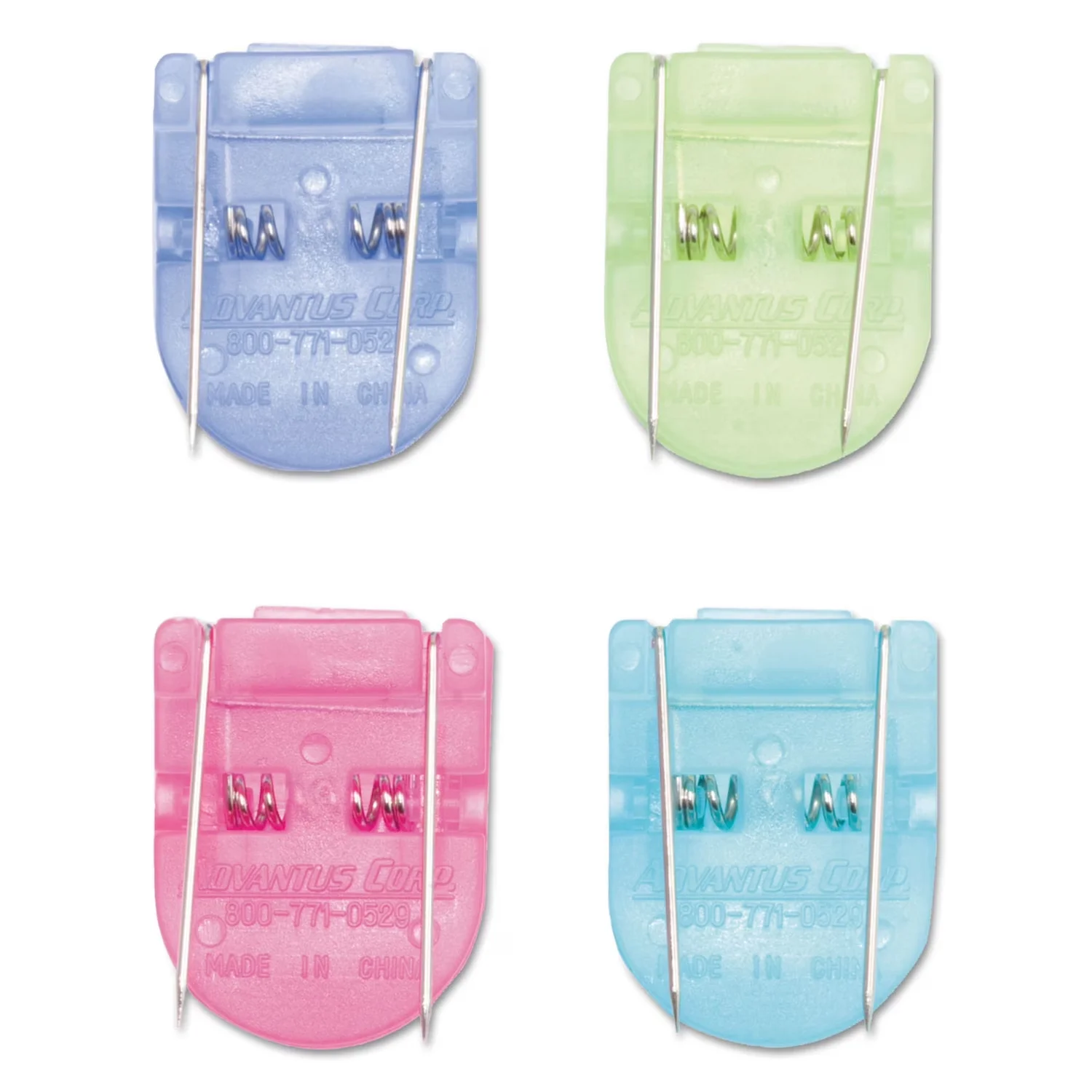 Modern Fastener with Fabric Panel Wall Clips, Standard Size, Model Number: 75307 - Blue Model B47847