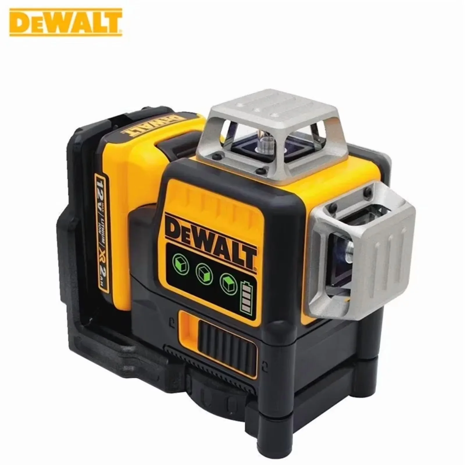 Compact Measuring Layout with Battery, Magnetic, ●Green beam laser technology - Us Model F024BC