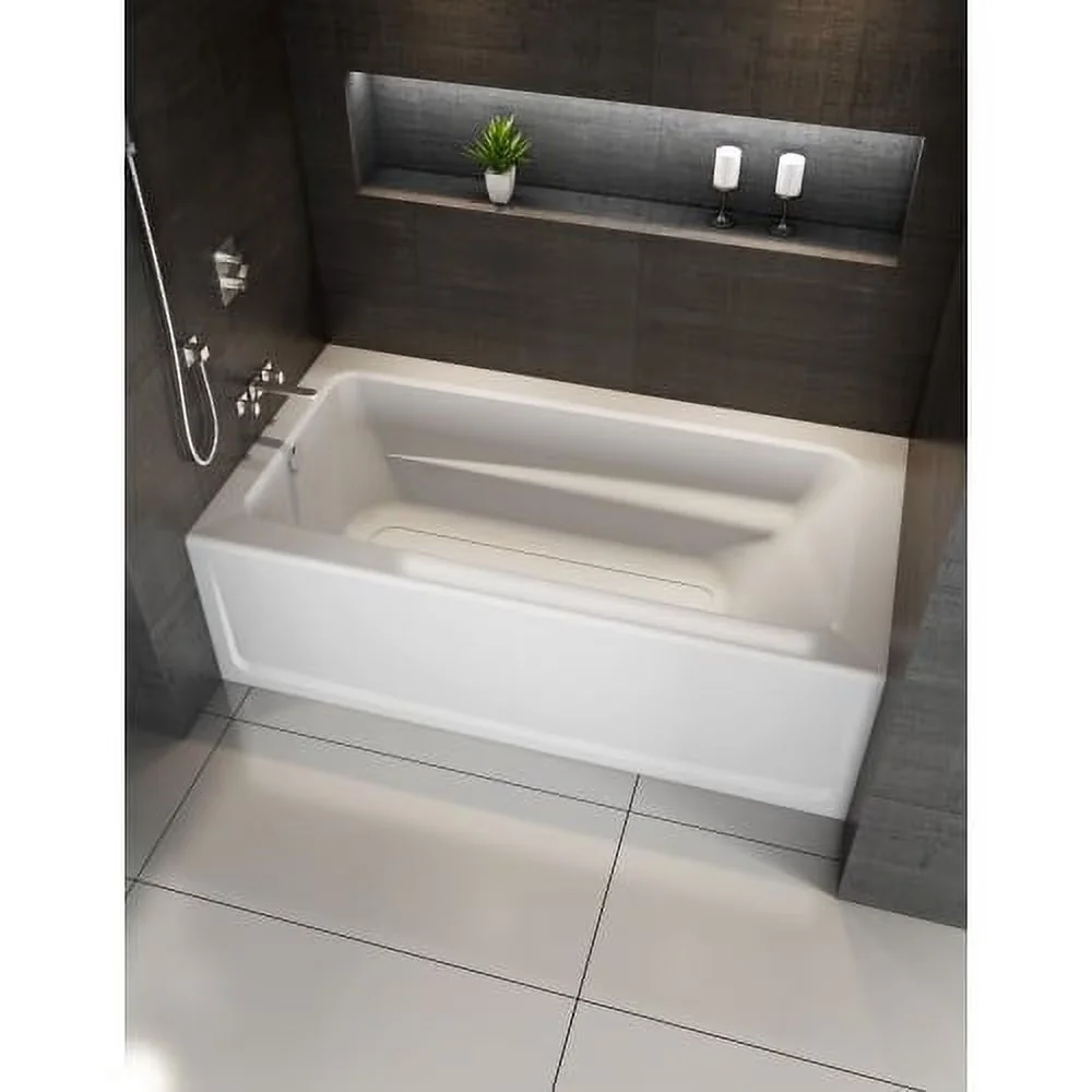 Essential Hot Tub with Easy Installation, Durable high-gloss acrylic material - Acrylic Gray Model 0E86FB