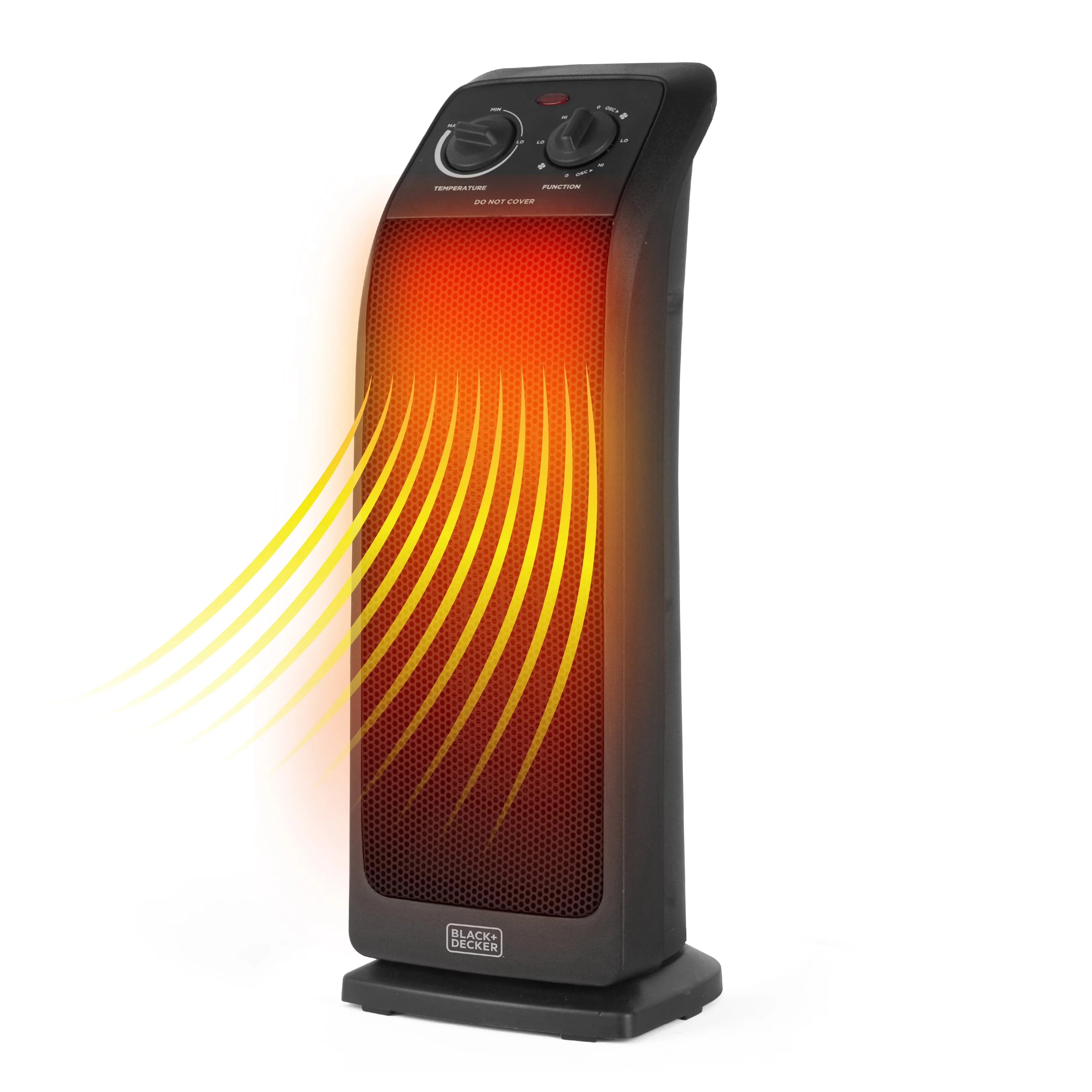 Quality Portable And Electric Space Heater with 1500W, Oscillating, Automatic Shutoff - Black Model 507C47