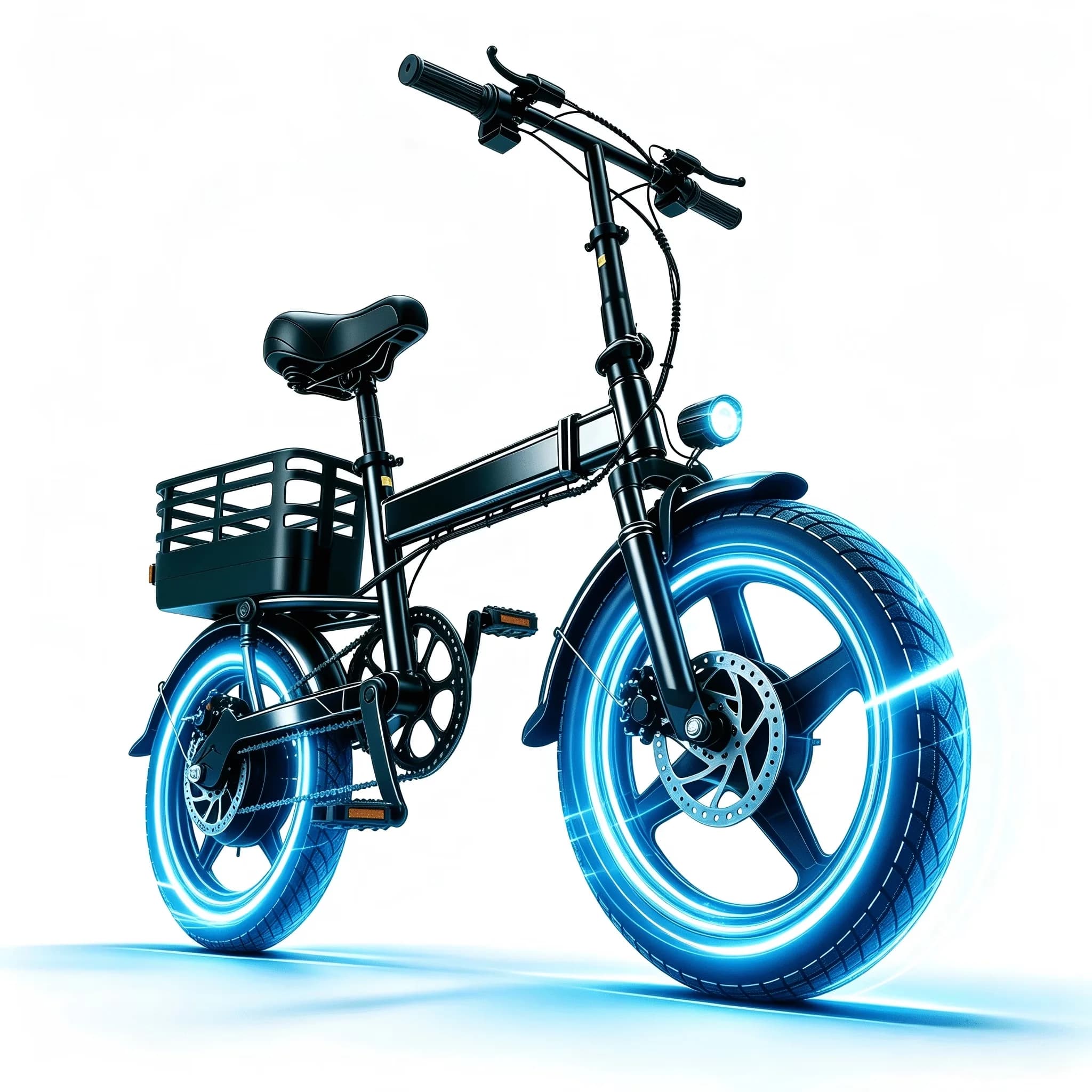 Stylish Electric Bike with Battery, 500W, 36V - 14IN - Premium Collection Model 8B40AF