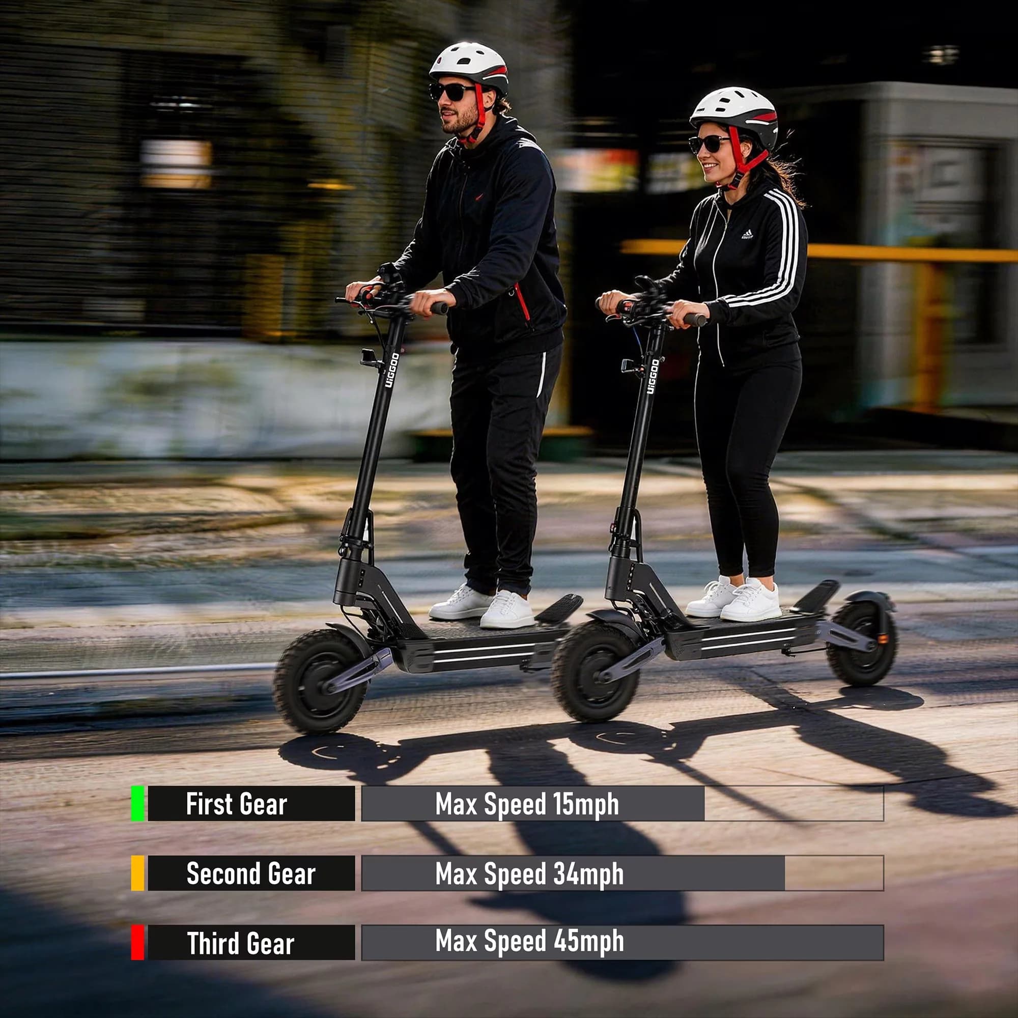 Scooter Classic with 4000W, 60V, K2MAX Dual Motor Electric - Aluminum Alloy + Iron Black Model 1B1F29
