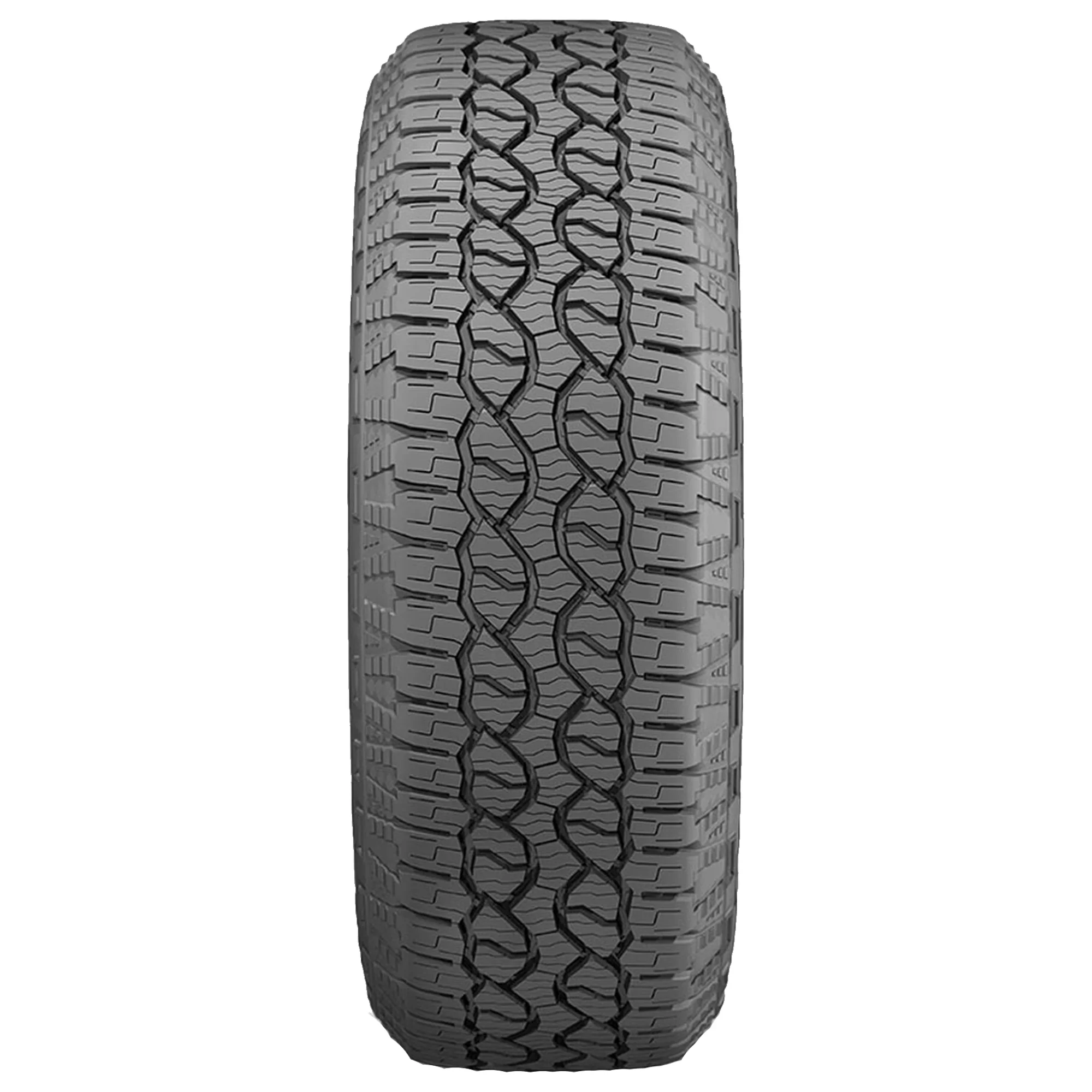 Modern Truck Tire with Fits Multiple Makes And Models, Sidewall style: Black Sidewall - Model 418C6D