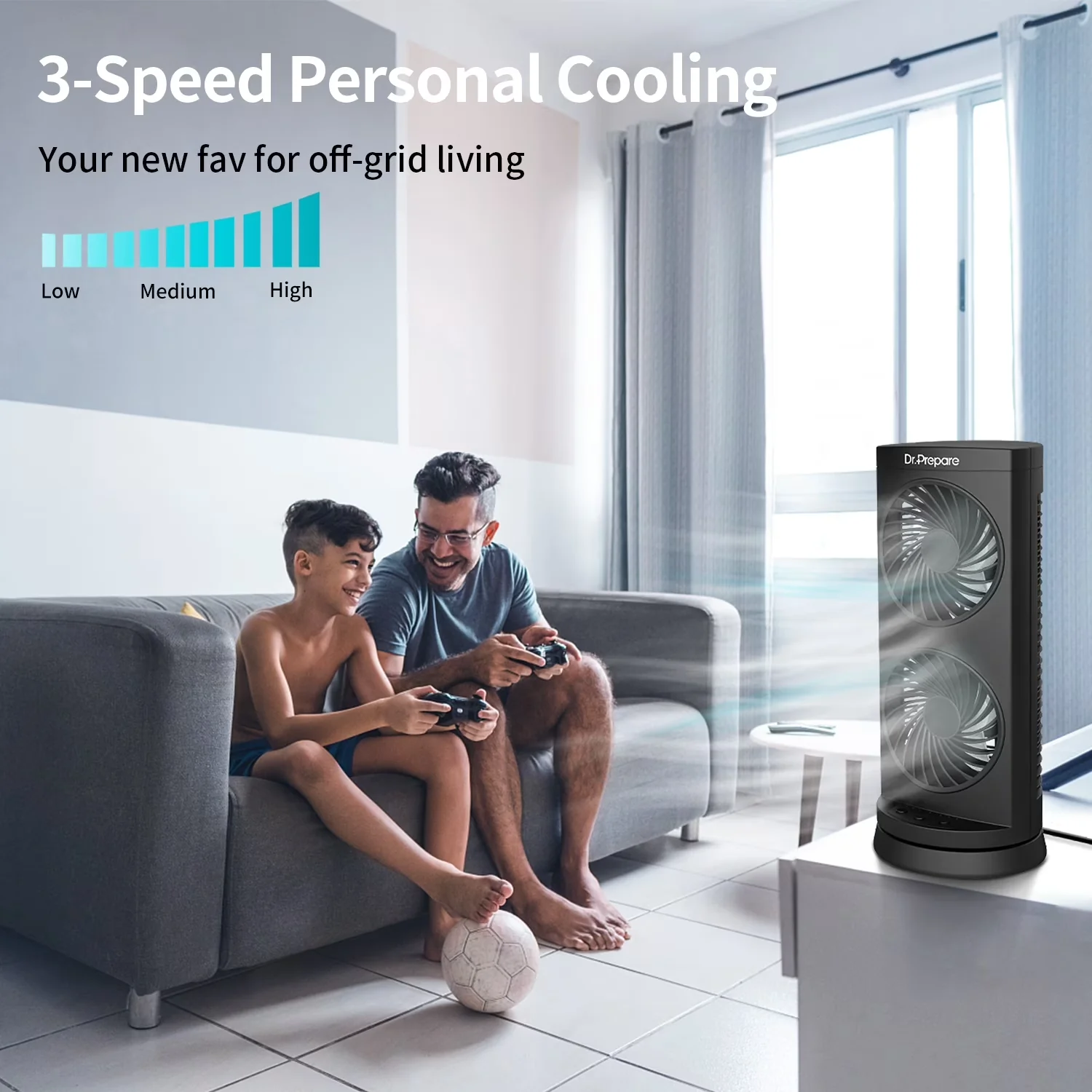 Efficient Fans In Cooling with Oscillating, Tower Fan Oscillating Fan - Plastic Model CA6026
