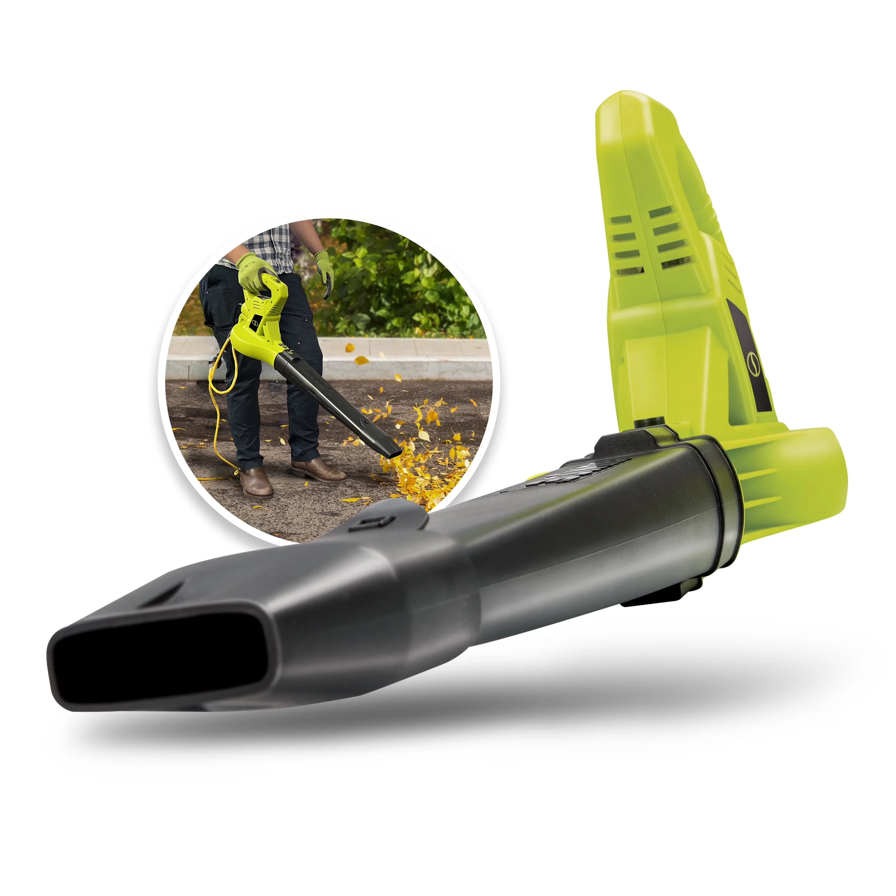 Leaf Blower Quality with Two-speed settings for versatile use, Blower air volume max of 240 CFM - Model 8DCB9A