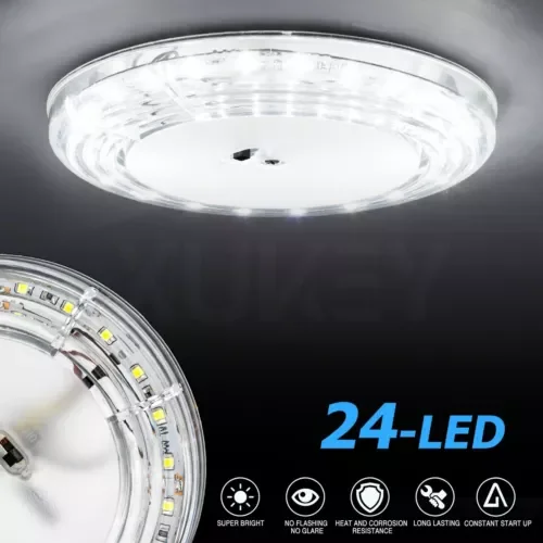 Sleek Led Lighting with LED, 12V - White for Rv - Long-Lasting Performance Model 404E47