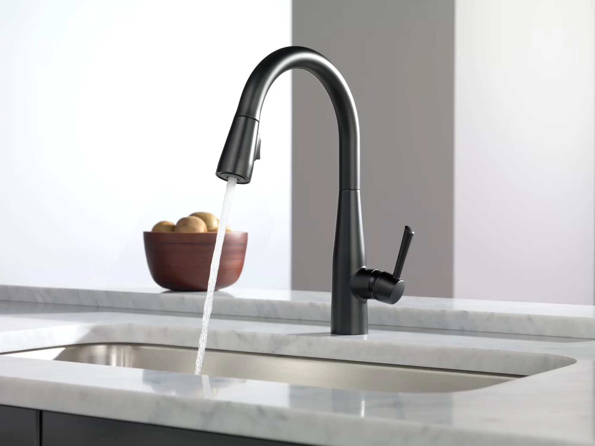 Premium Kitchen Renovation with 1 or 3-hole 8" installation, ADA Compliant - Metal Model B3F0B7
