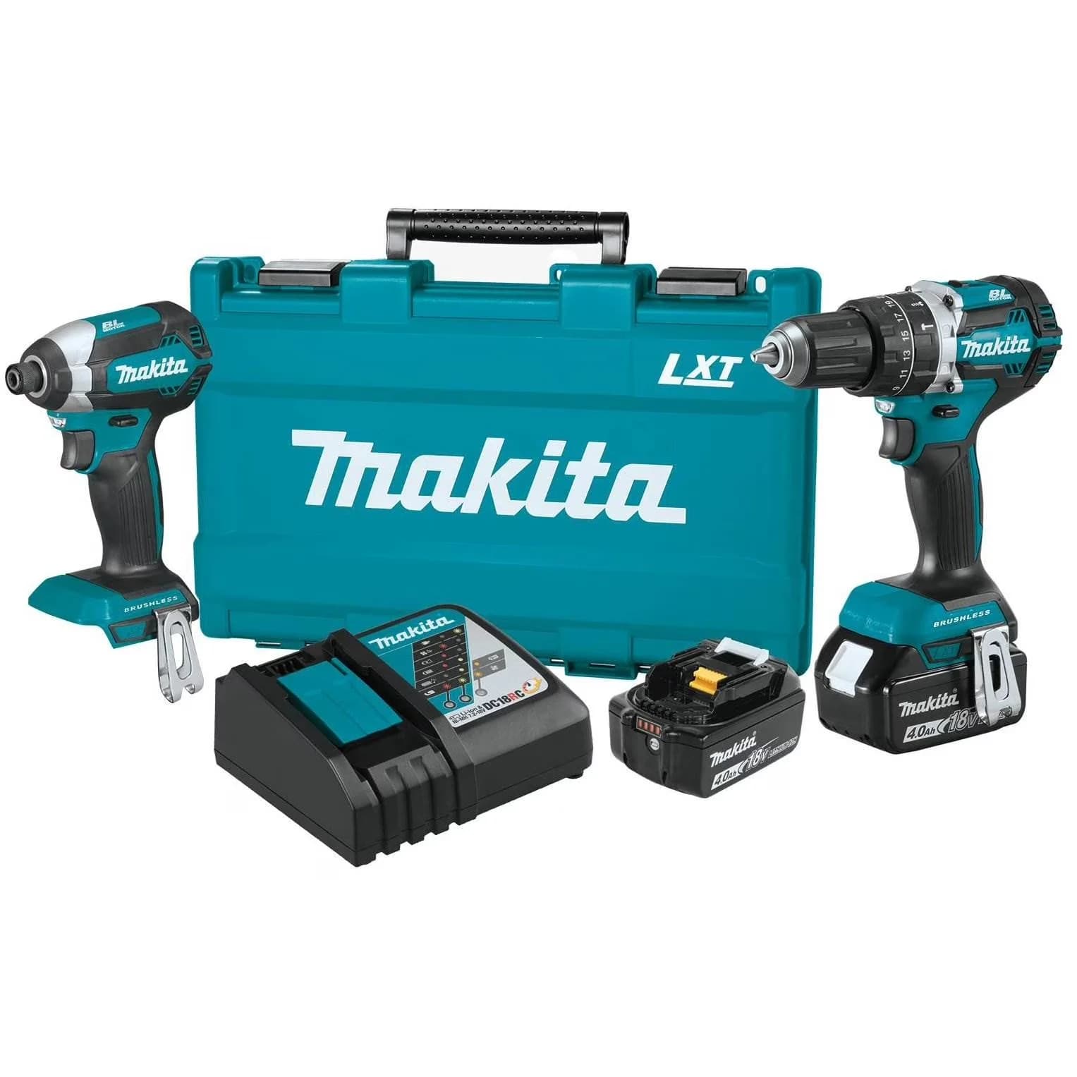 Essential Drills Driver with 18V, Brushless Motor, Variable Speed - Blue Model 56DCBB