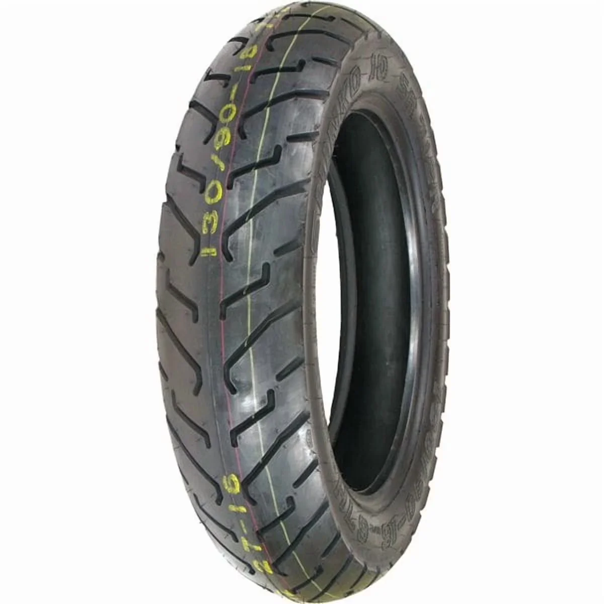 Motorcycle Tire Quality with All-Weather, Fits: Honda Magna 1986, 712 Rear 140/90-15 (70H) - Black Model BF2E36