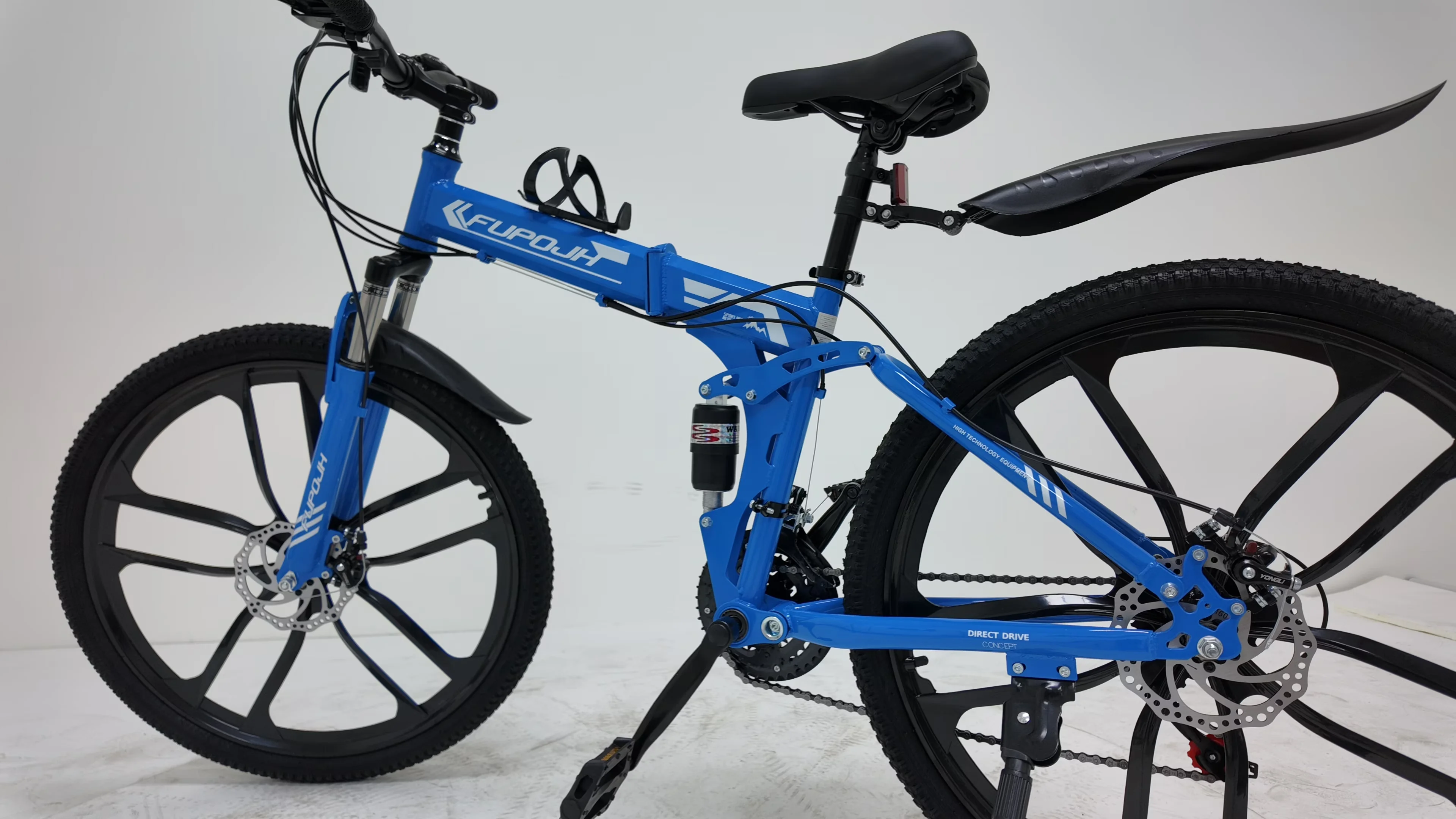 Innovative Mountain Bike with 26" Foldable - Blue - Industrial Grade Model 9561F1