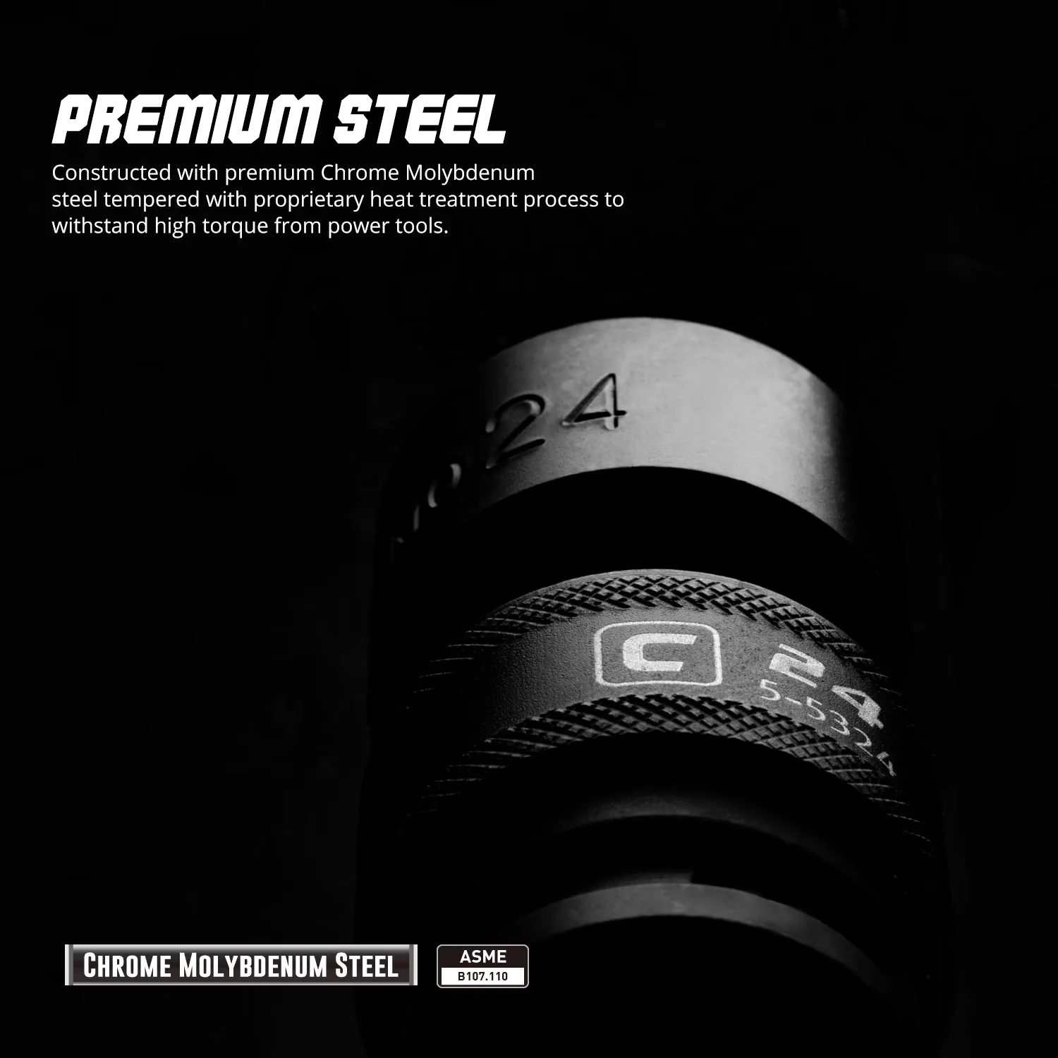 Classic Pro Tool with Size: 13 mm, 13 mm Universal Impact Socket, Metric - Chrome Molybdenum Steel 13 mm Model D4C6DE