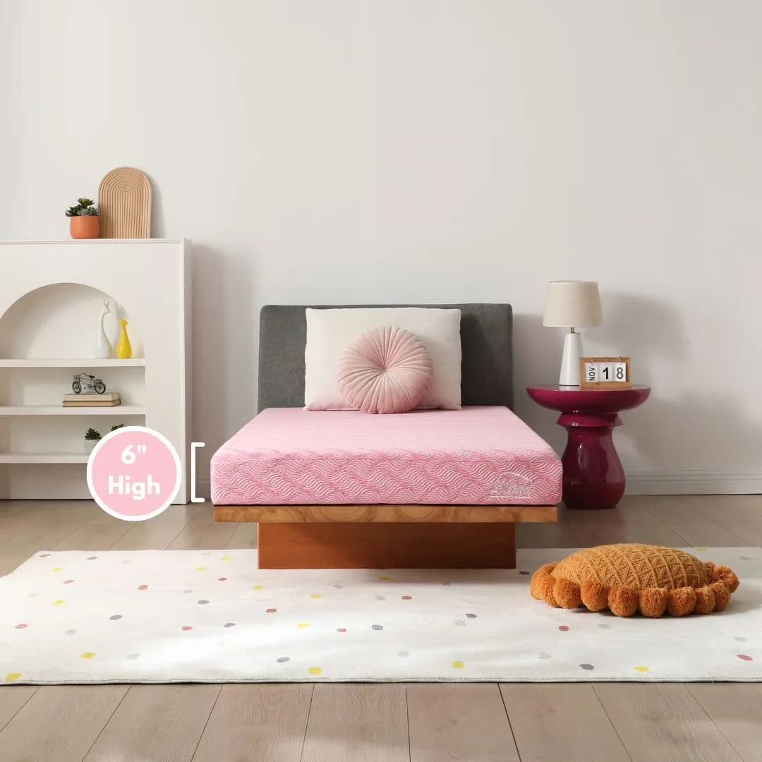 Efficient Mattresses Accessory with Mattress-In-A-Box, Removable Cover, Cooling Technology - Polyurethane Foam Pink Model 00FB95