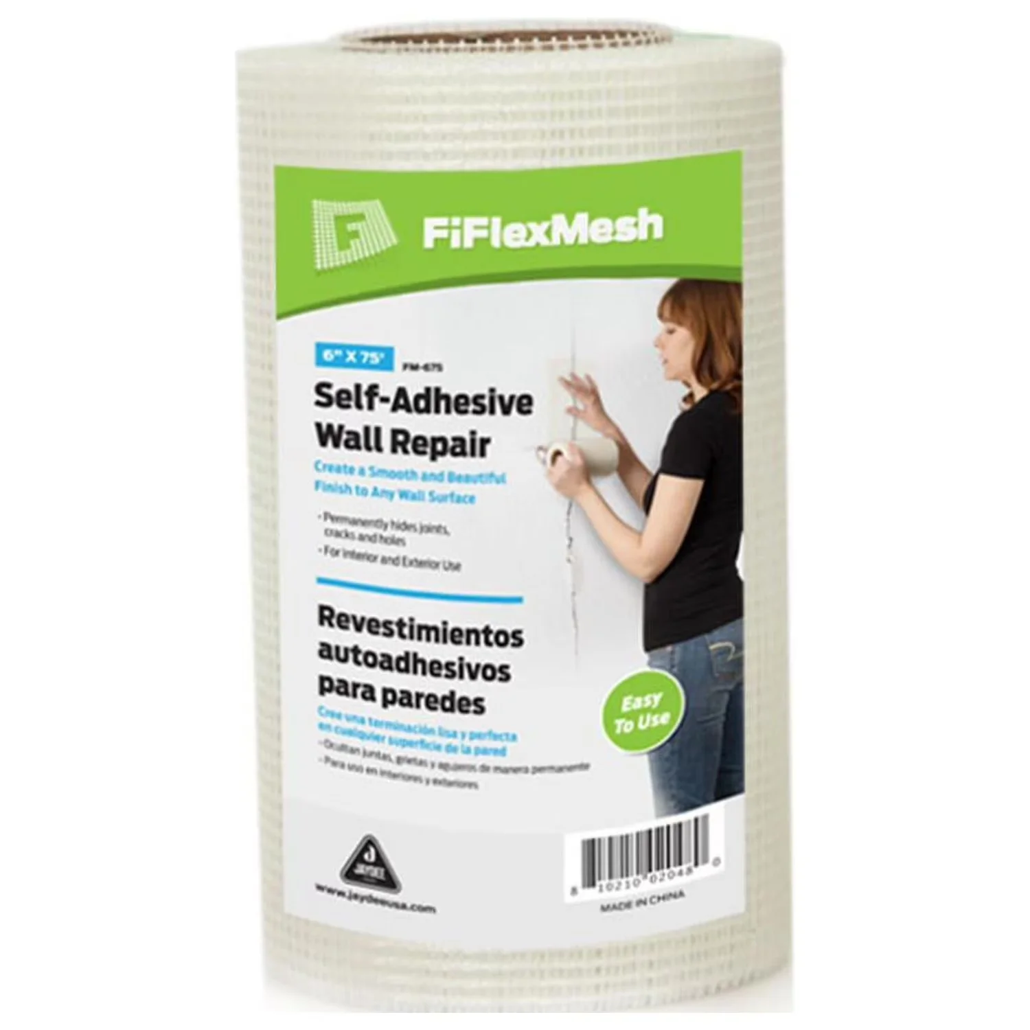 Building Material Compact with Perfect chemical stability, Self-adhesive with resin - Fiberglass White Model 972FC2