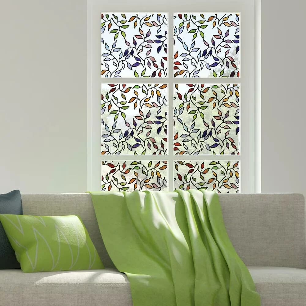 Wallpaper Compact with Reusable, Decorative Window Film - Blue Functional Model 4FE03F