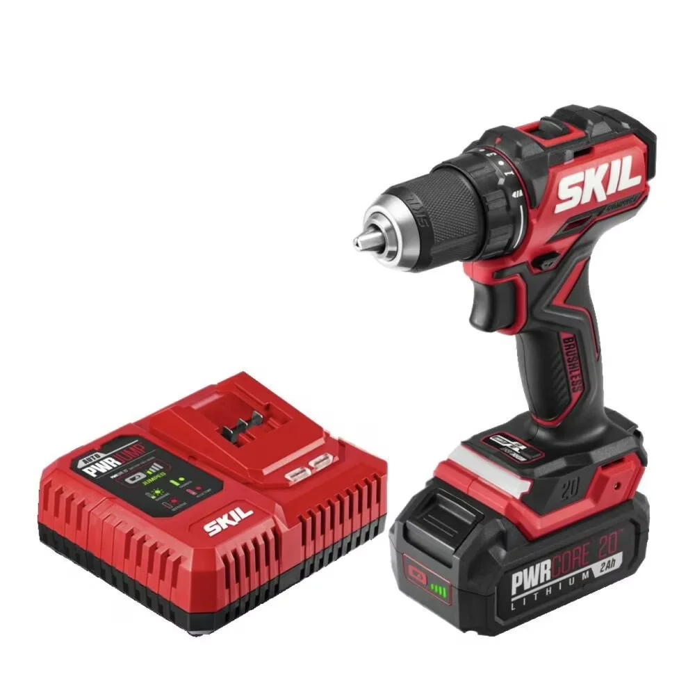 Quality Drills Driver with Battery, 20V - Multicolor 1 DL6293B-10 - Contemporary Style Model D5B376