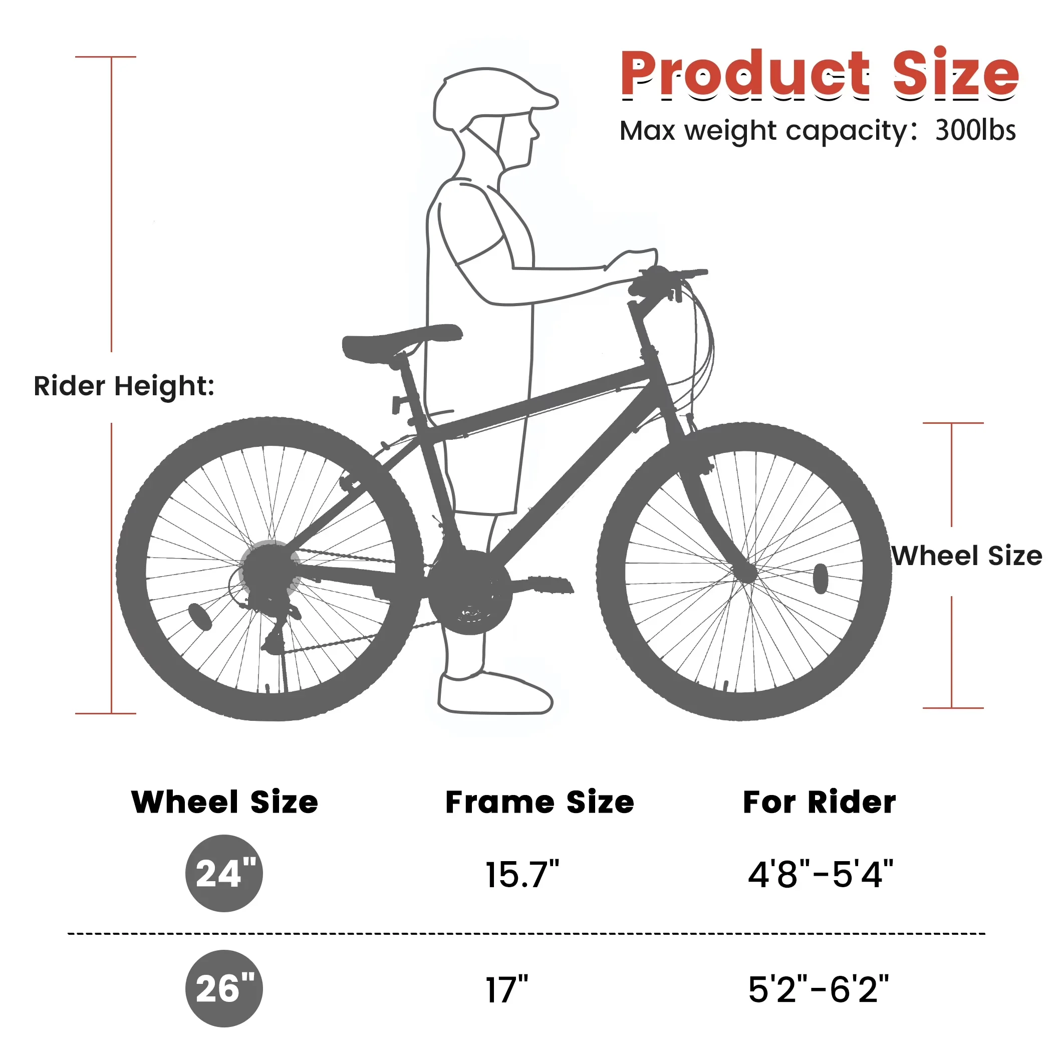 Durable Mountain Bike with Lightweight, Age Range (Description) : 10+ Years Old, Frame Material: Alloy Steel - Black Model 85B0FB