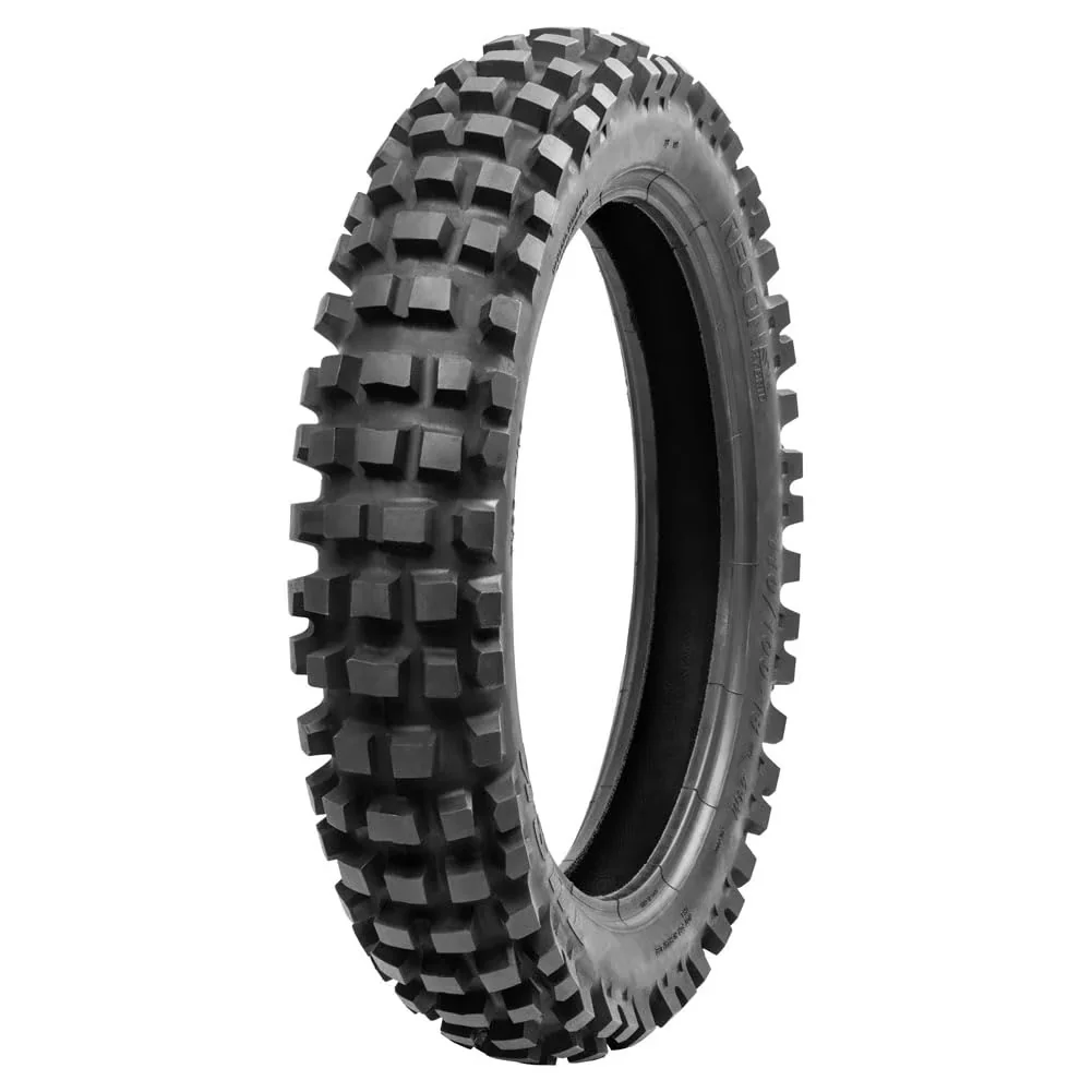 Motorcycle Tire Modern with Recon Hybrid® 110/100x18, Tube type tire. - Black Model ECD408