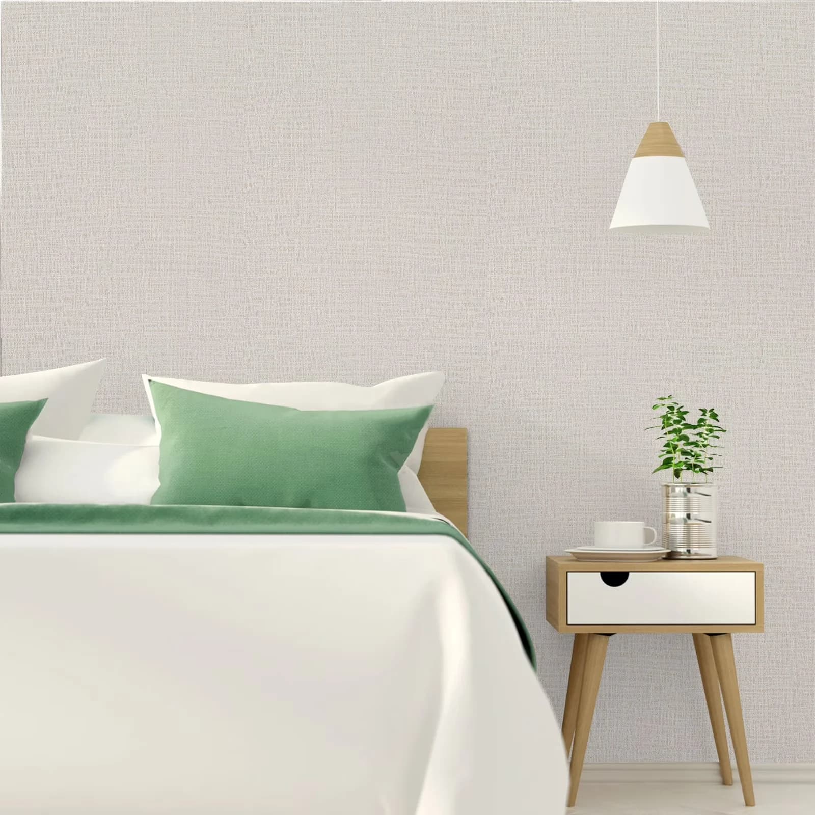 Wallpaper Efficient with Removable, Durable, Waterproof - Beige Pvc 118 Model 2D2539