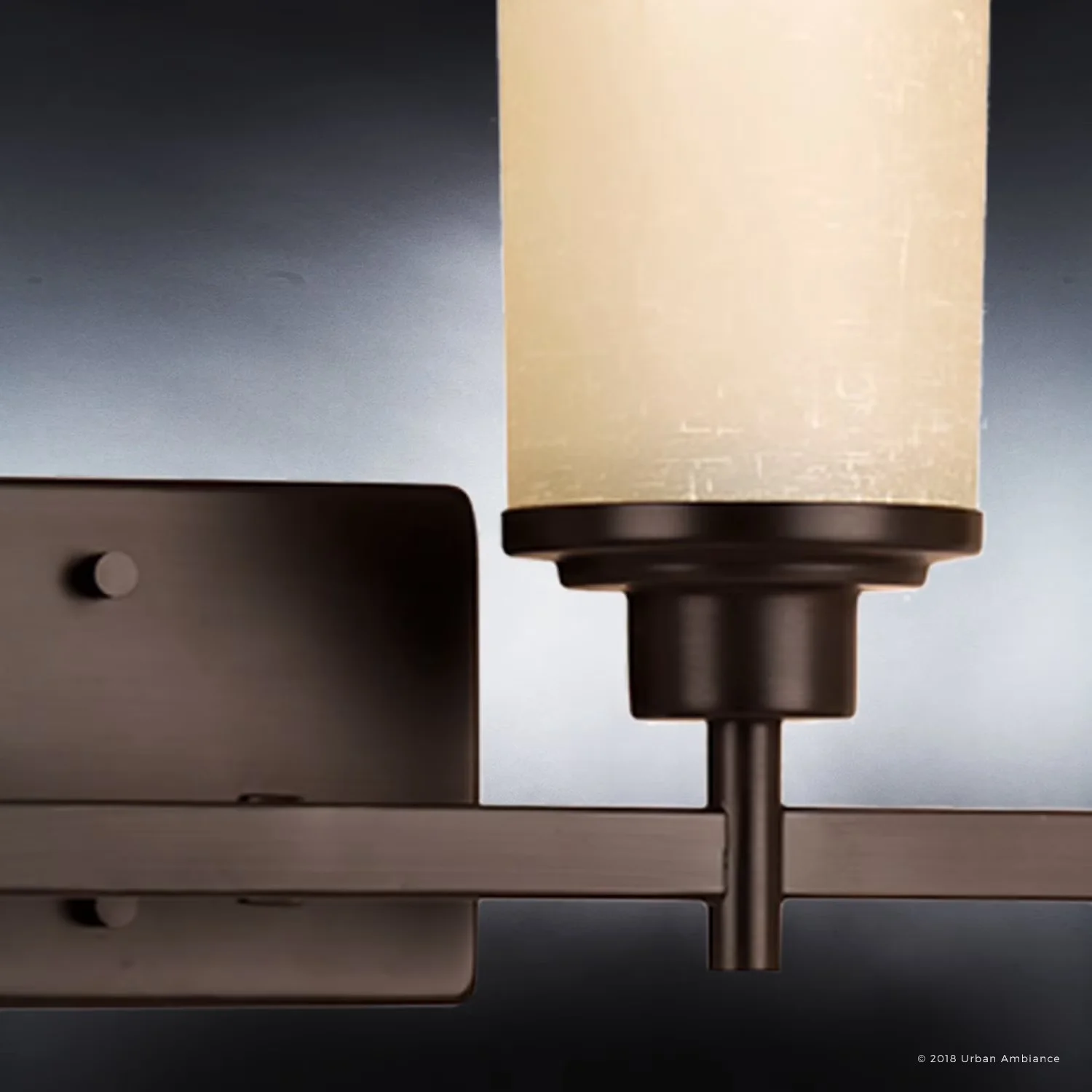 Professional Bathroom Renovation with Incandescent, Transitional - Bronze Steel Model CF2619