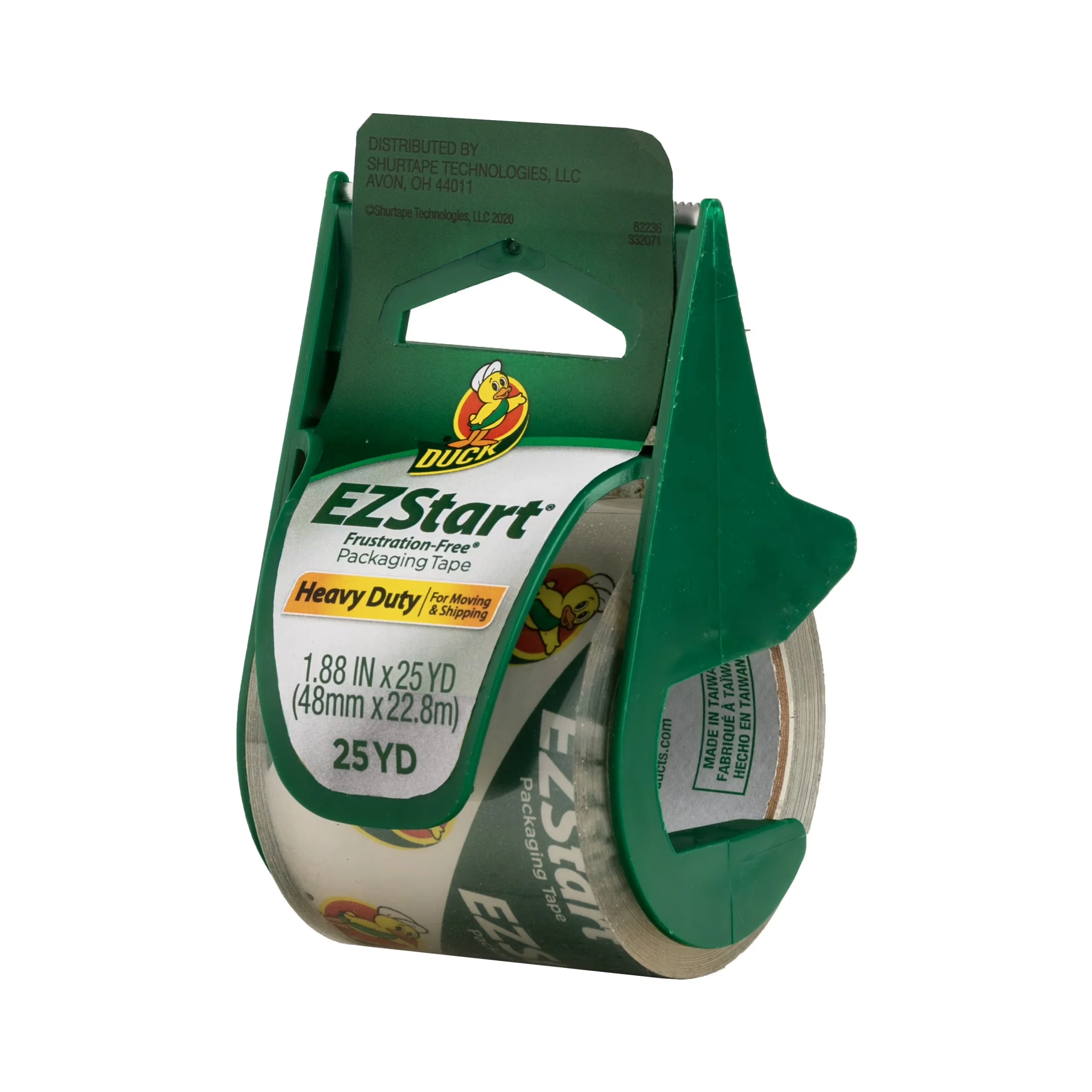 Moving Classic with EZ Start Packing Tape, 1 Roll, 1.88 in x 25 yd - Acrylic Clear Model 76AAA1