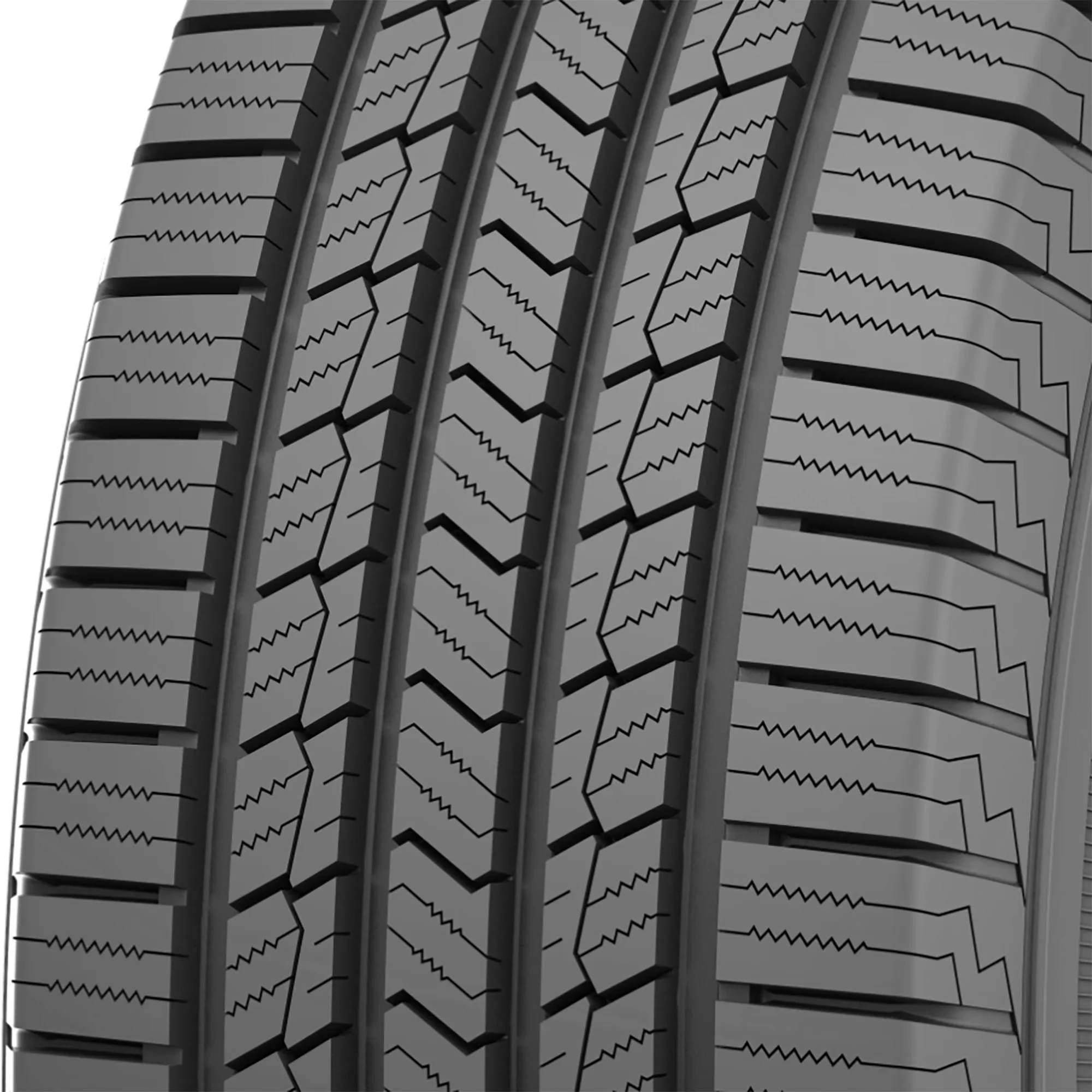 Truck Tire Classic with Highway terrain tire for trucks and SUVs, 3D sipe pattern for year-round traction, Size: 265/70R17 - Model 618CF9