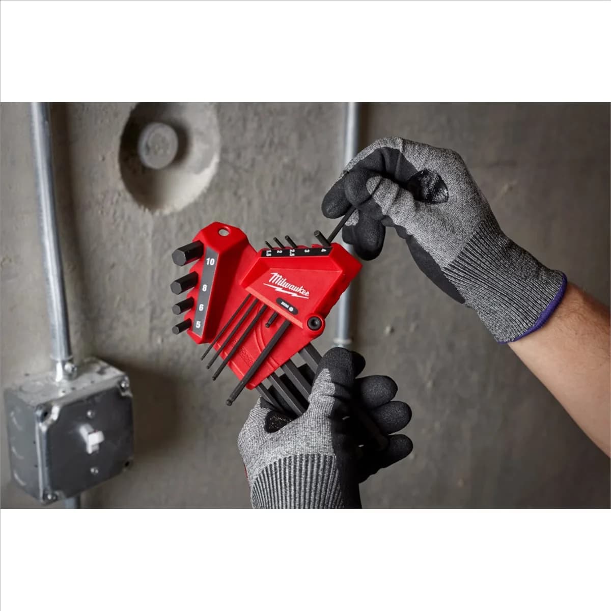 Quality Hand Tool with Keys Withstand More Torque, High-Contrast Markings for Easy ID, Ball End for Better Angle Access - Black Model 19A94C