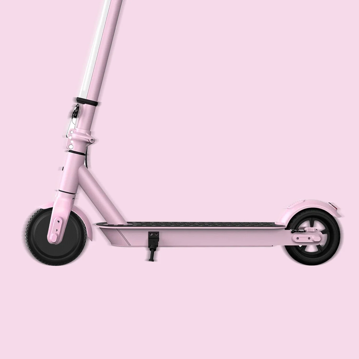 Modern Scooter with Foldable, 6.5in Solid Tires, S2 Lite Electric - Pink Aluminum Model F140C4