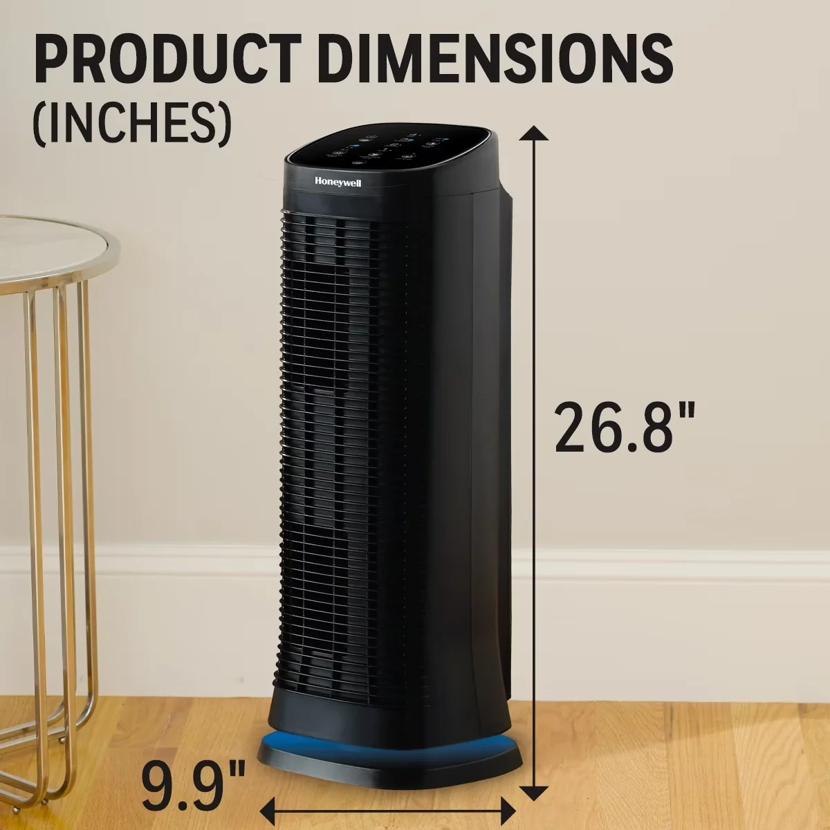 Air Purifier Classic with Variable Speed, Filter Change Indicator, Dust Reducer - Model BBED9C