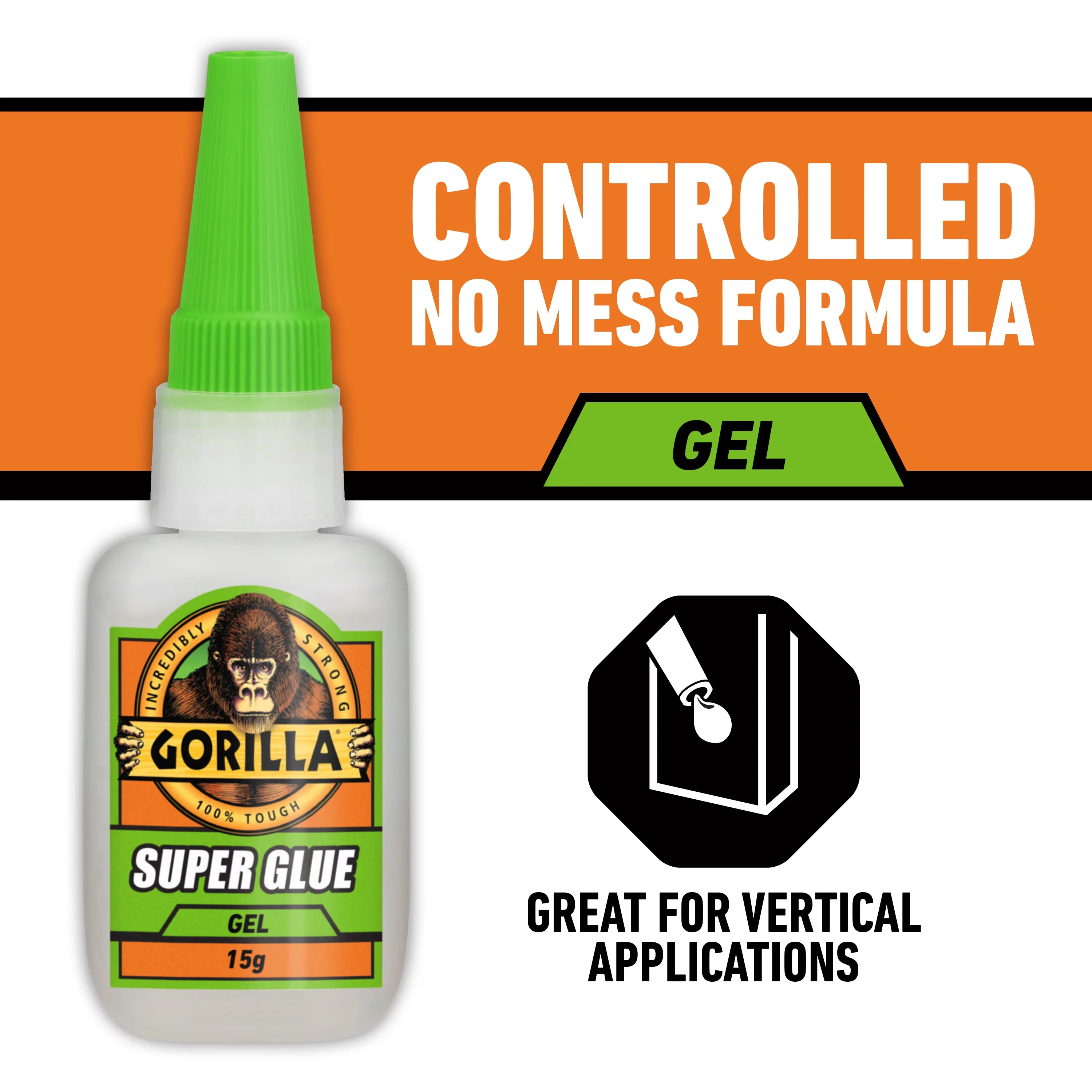 Adhesives Glues In Paint Supplies Tool Durable with No Run Control Gel Formula, Pack of 1 - Clear Model DB17CC