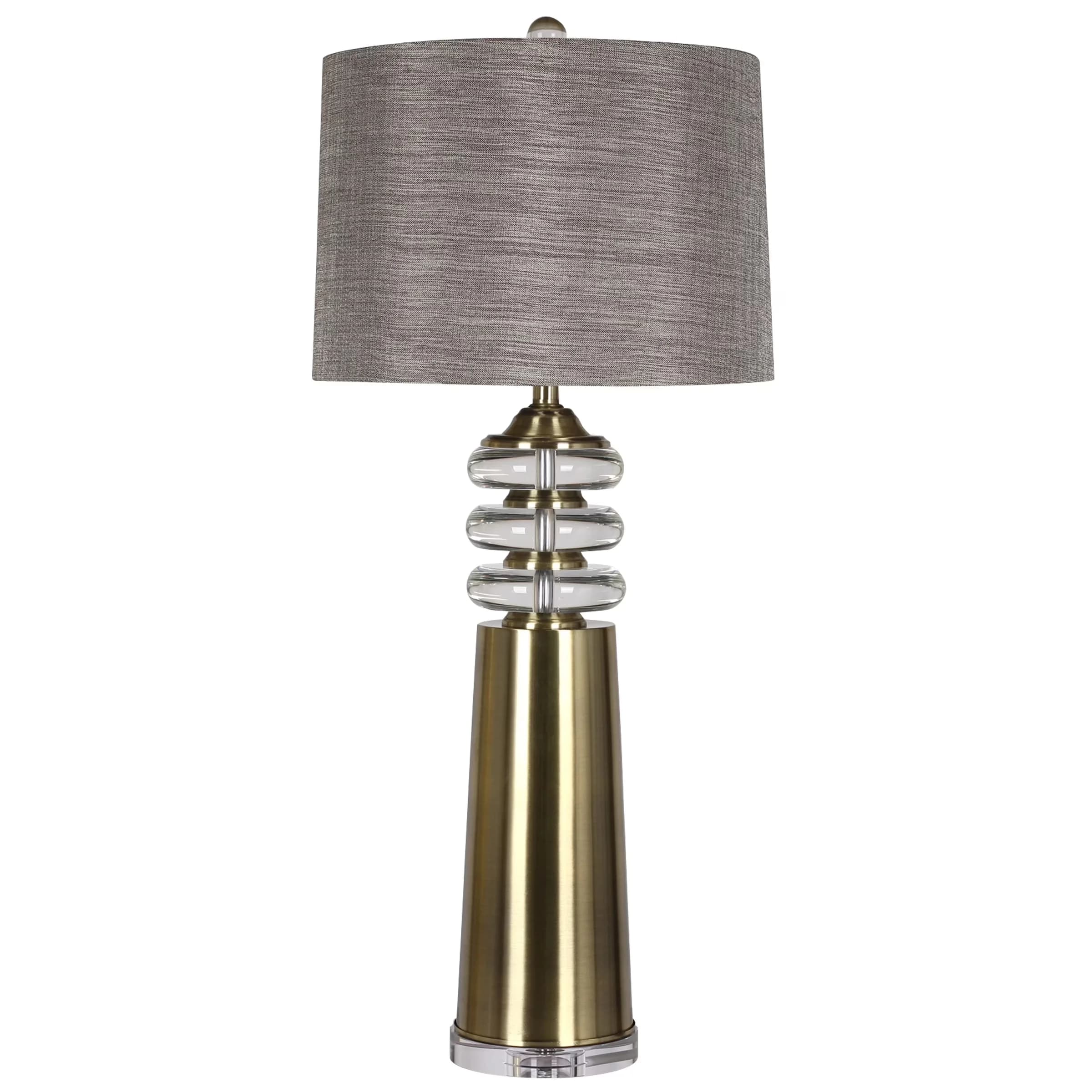Reliable Table Lamp with Incandescent, Modern, Tinley - Metal Clear - Commercial Quality Model BBC174