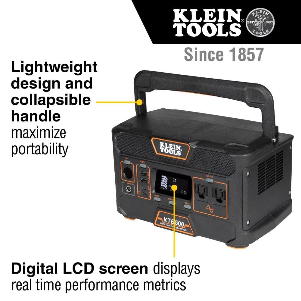 Modern Generator with 1000W, Overload Protection - Black Watt - Built to Last Model E0E0E7