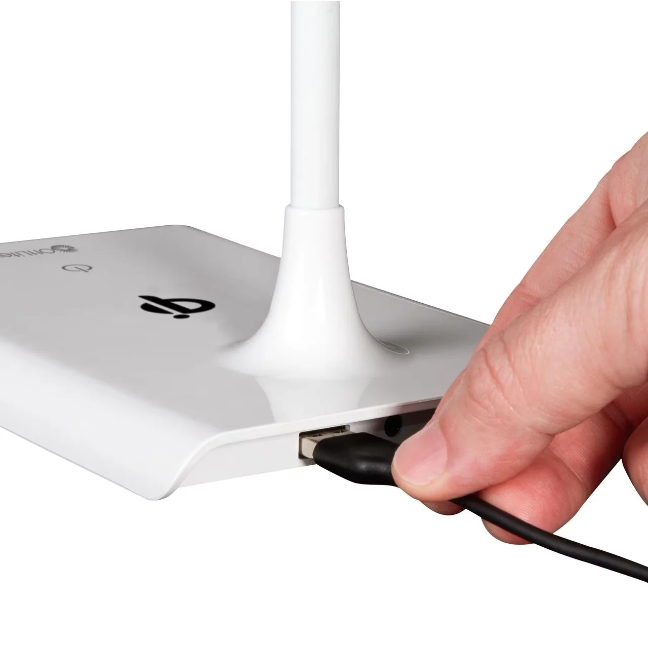 Durable Desk Lamp with LED, Wireless Charging, Task Lamps - Plastic, Metal White Model 902619