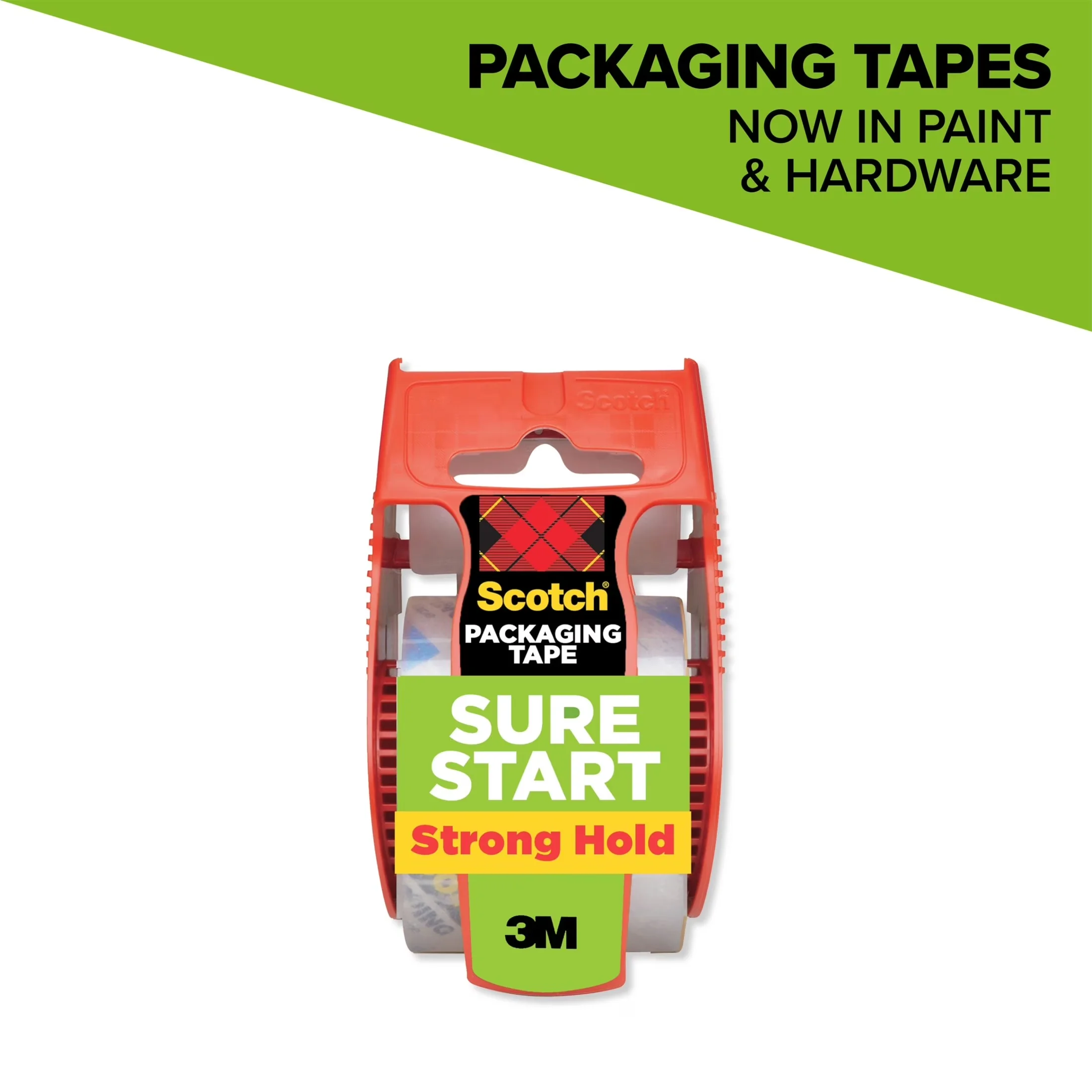 Premium Building Material with Clear, Sure Start Packaging Tape - Polypropylene Film And Water Based Acrylic Blue Model 45CF97