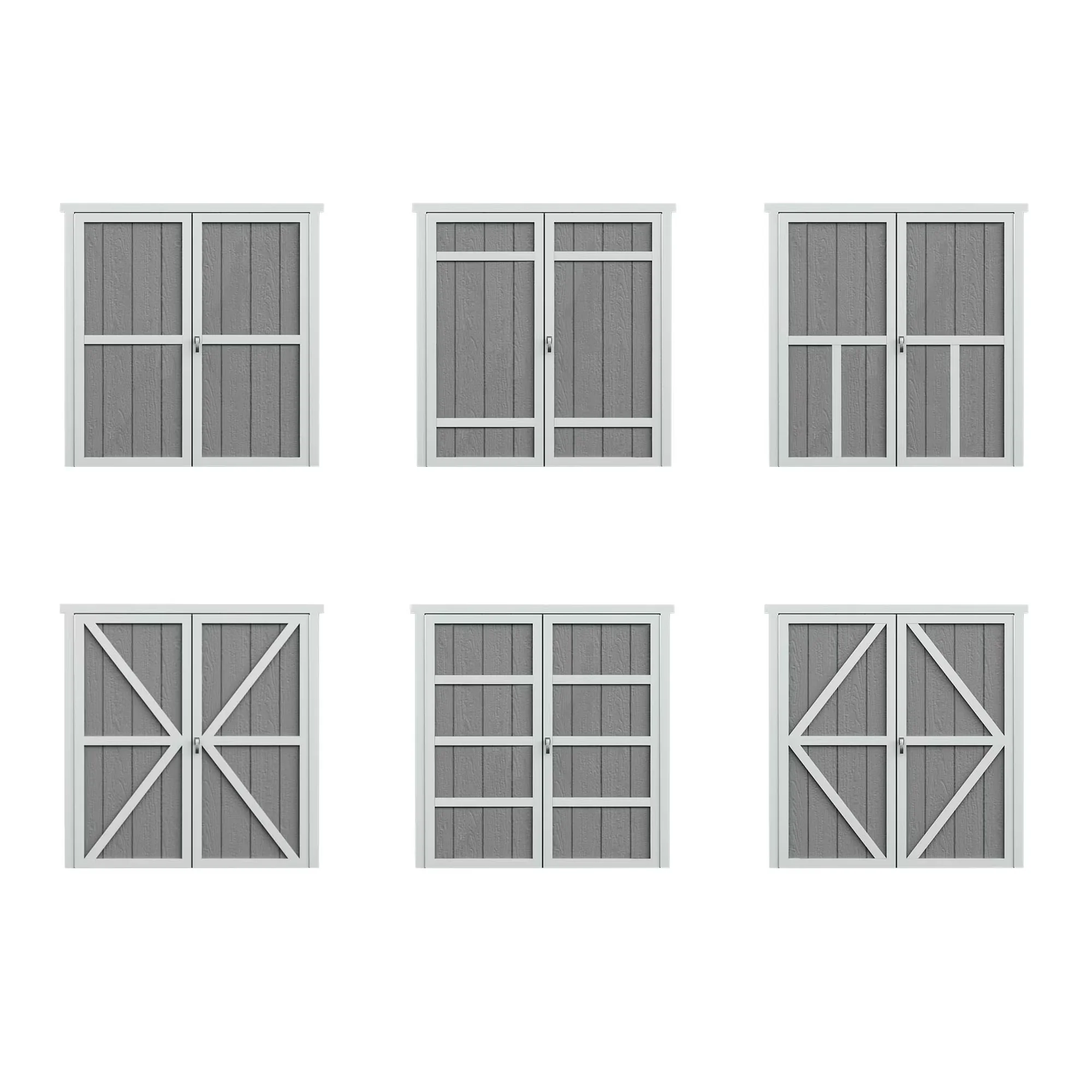 Reliable Shed with Lockable Door, Paintable, Astoria 12 ft. x 20 ft. Wood Storage - Wood Brown Model 2B0491