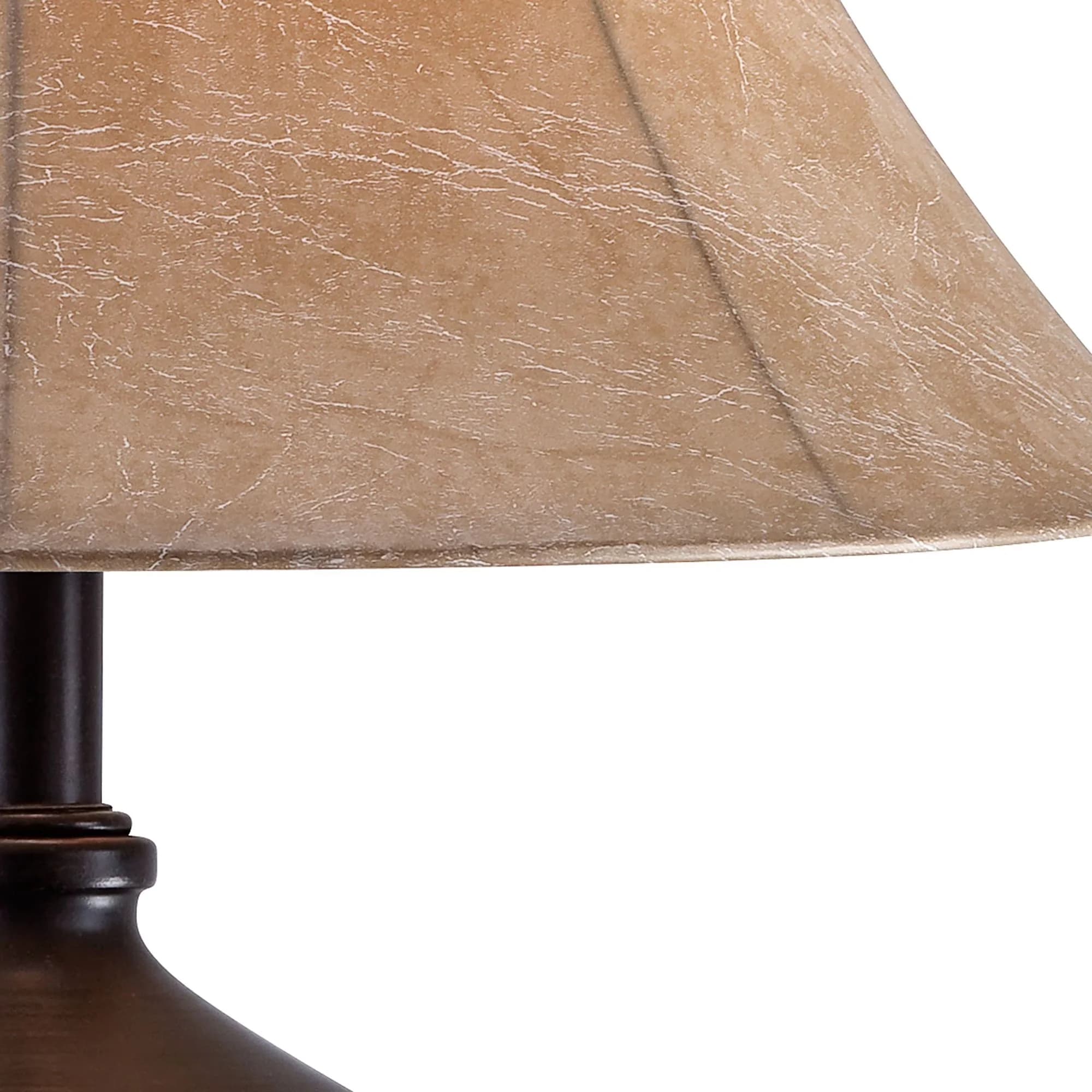 Innovative Lamp Set with Incandescent, Traditional Table Lamps 33" Tall of 2 - Brown Metal for Living Room, Bedroom Model C7B25E