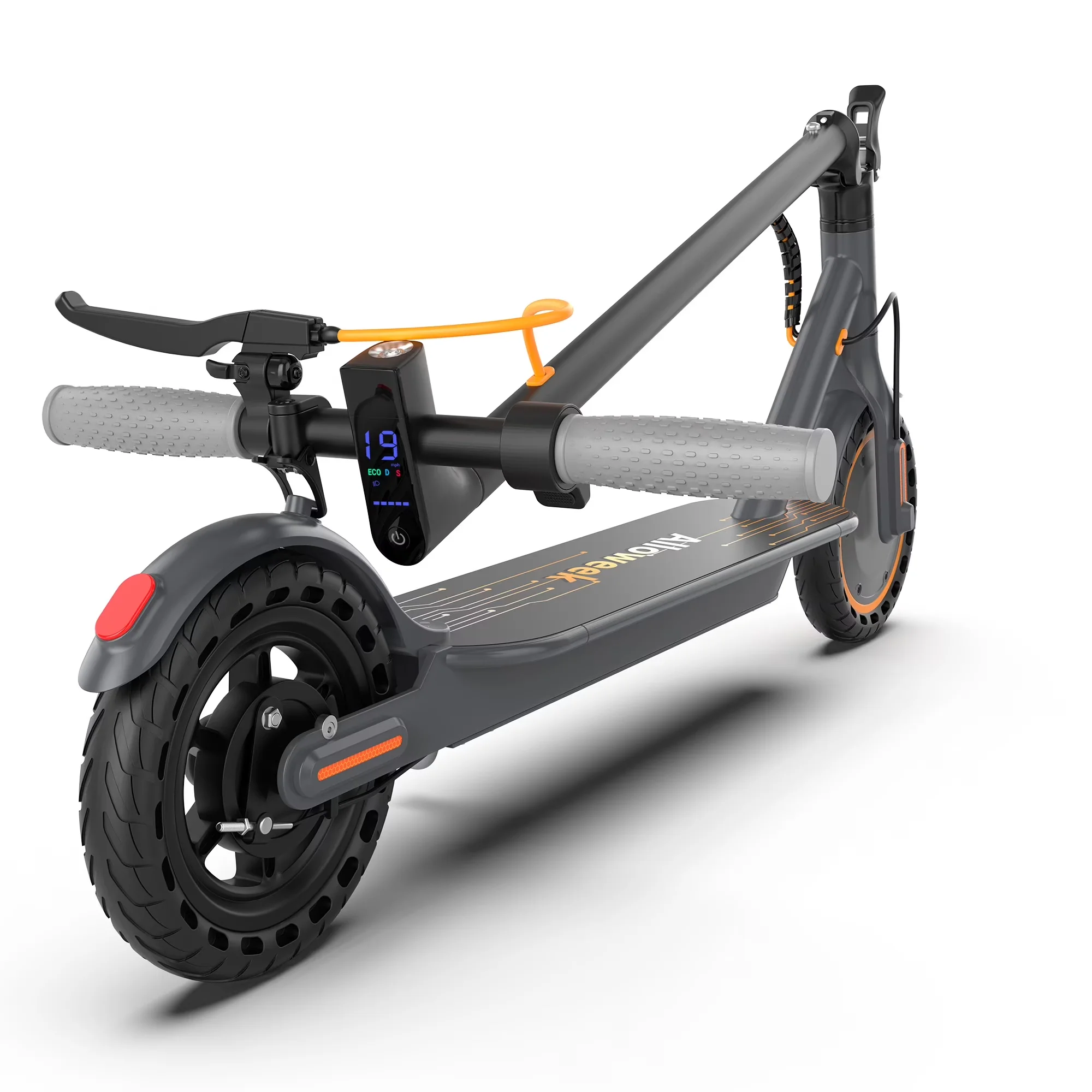 Scooter Innovative with 350W, App Compatibility, AW01L Electric - Gray Aluminum Model A2D846
