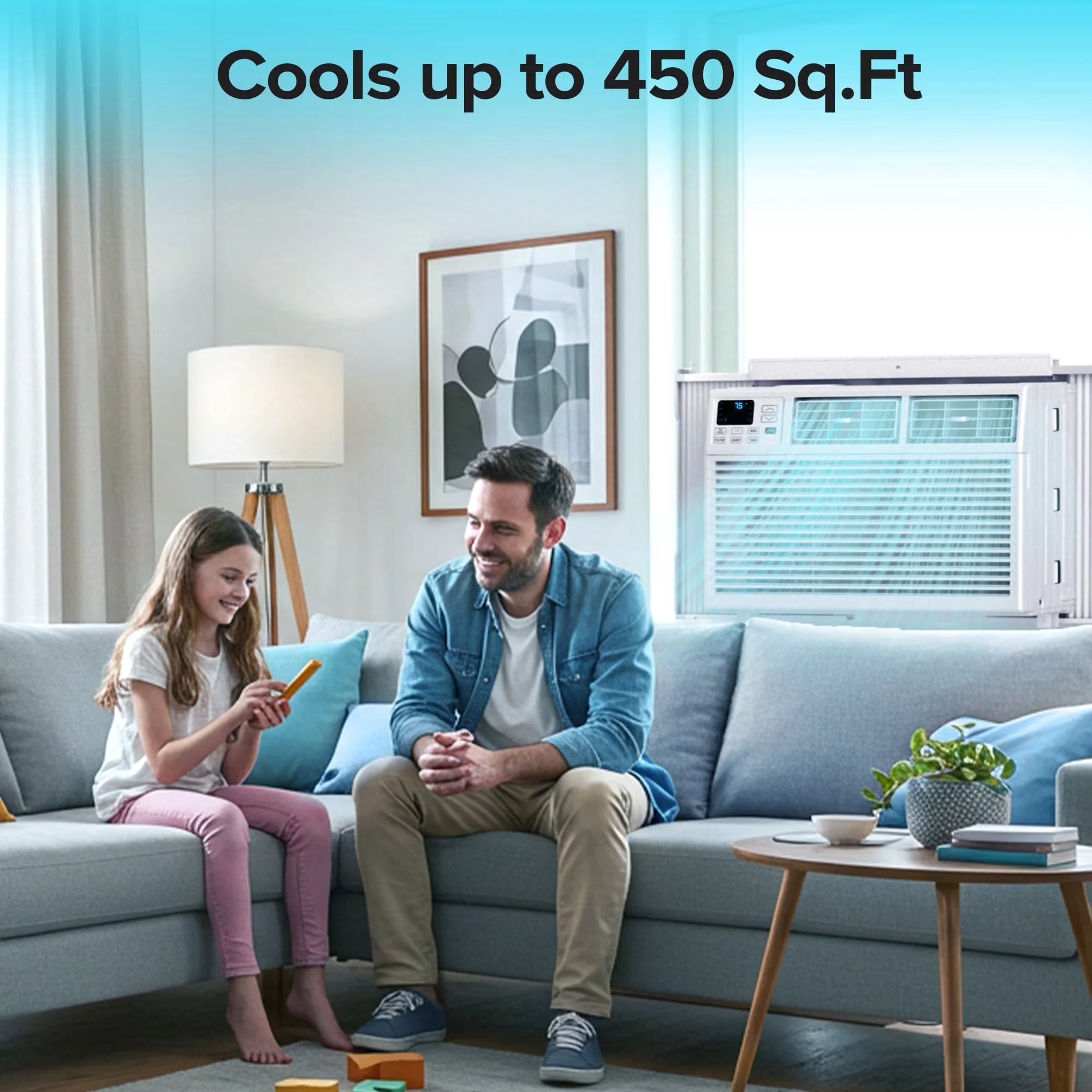 Air Conditioner Versatile with 10000 BTU, Remote Controlled, Sleep Mode - Model B298AC